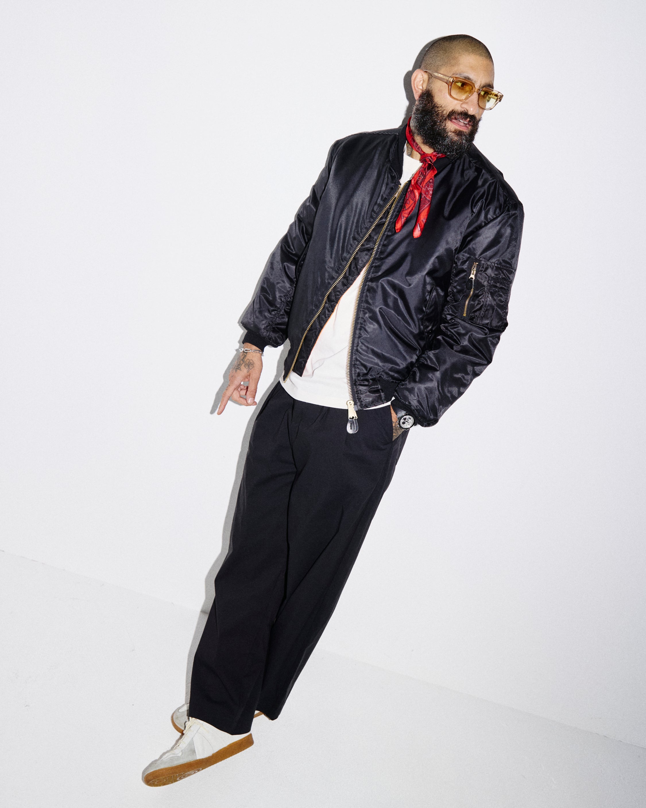 Silk Geometric Neckerchief - Windermere | Good Fortune