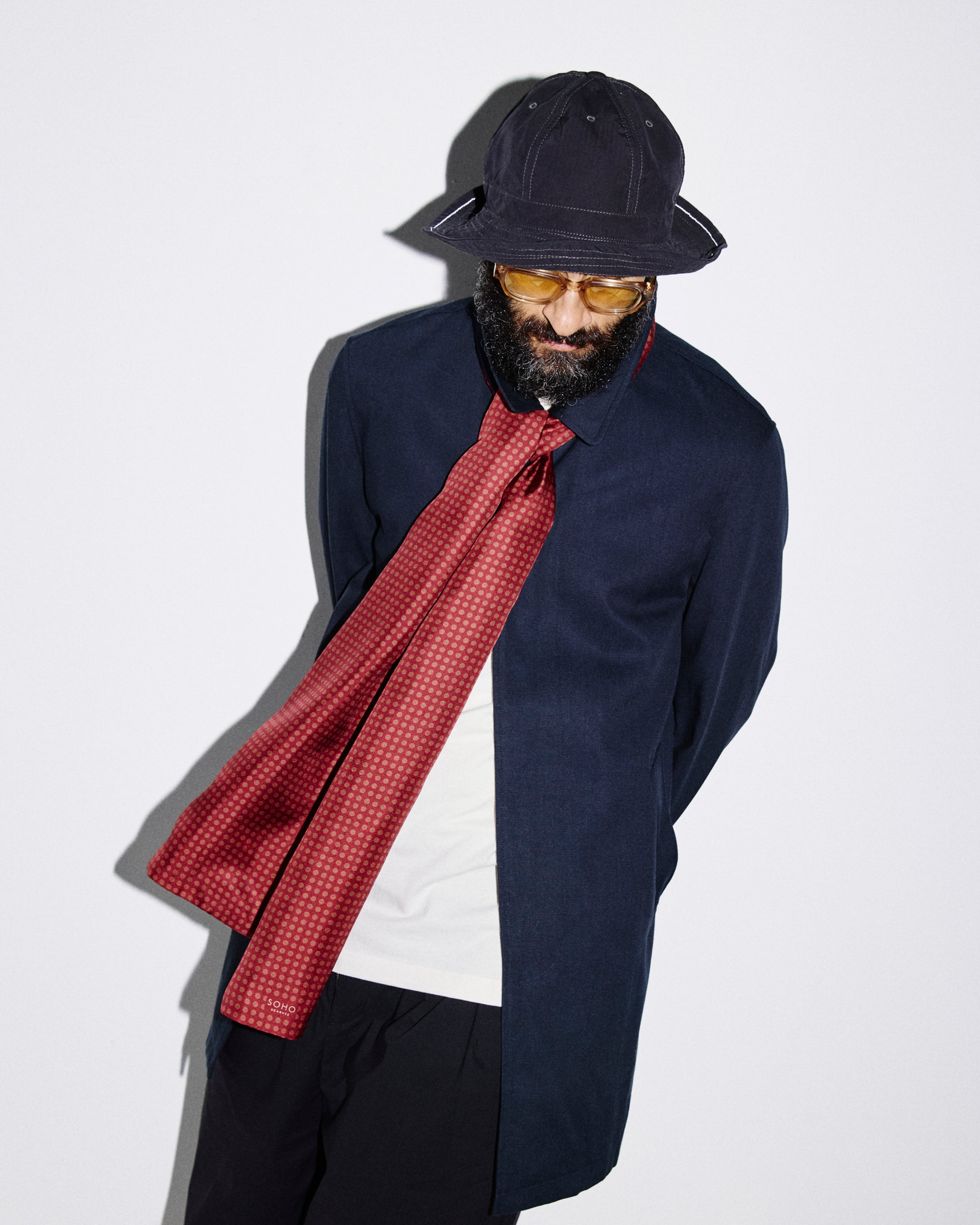 メンズシルクスカーフ - スカイツリー | 幸運