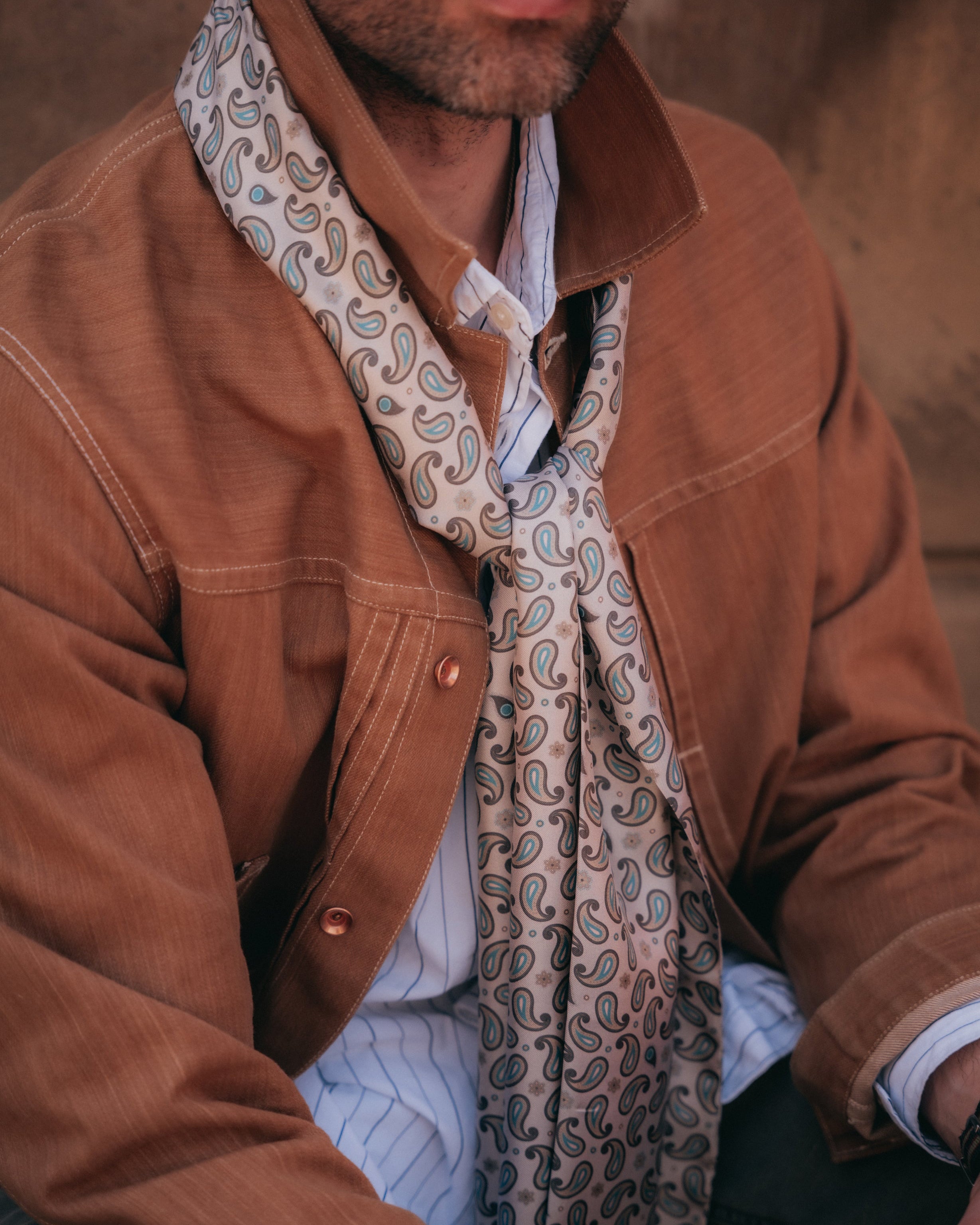 The London Scarf - Highbury | Khaki