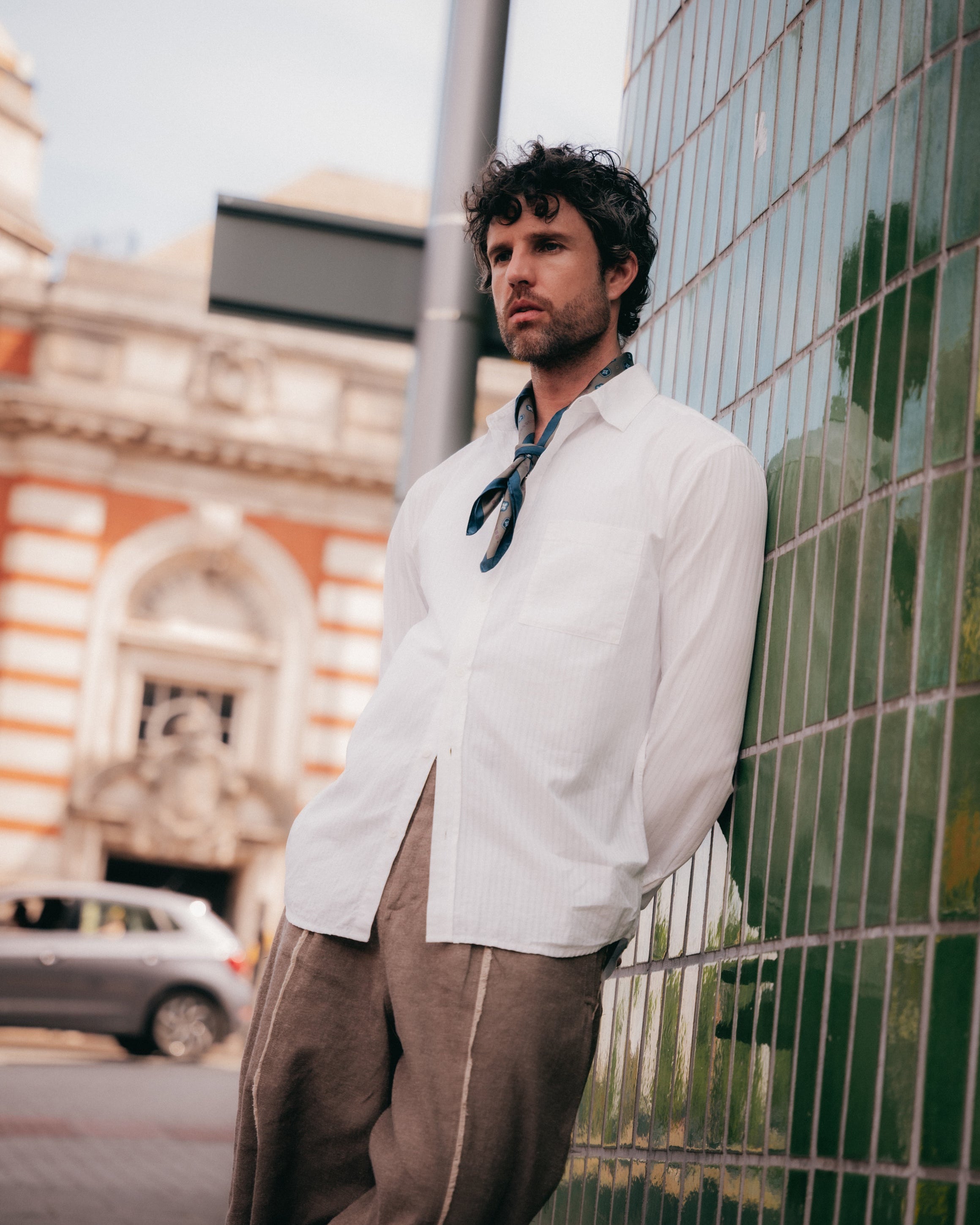 Silk Neckerchief - Chelsea | Olive