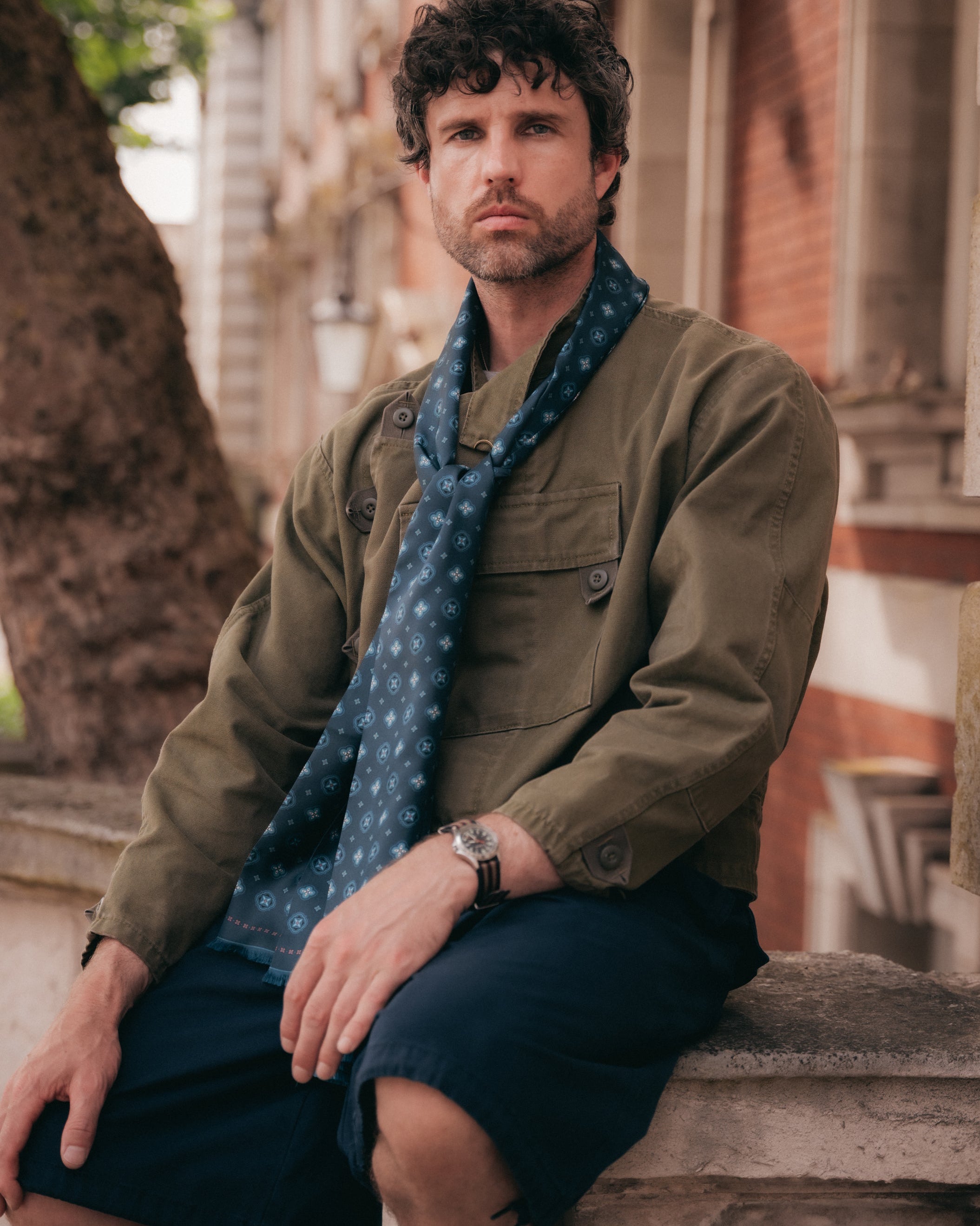 The London Scarf - Chelsea | Indigo