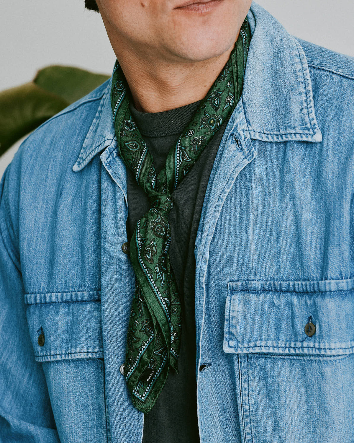 Silk Neckerchief - The Buttermere | Forest