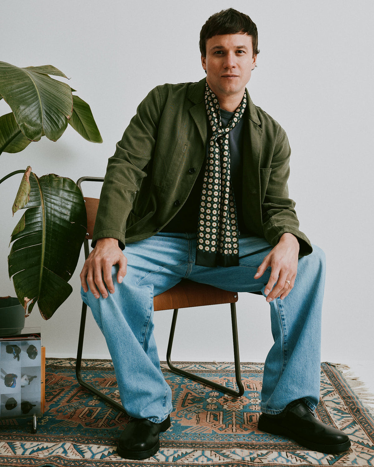 Silk Scarf - The Bellingham | Black
