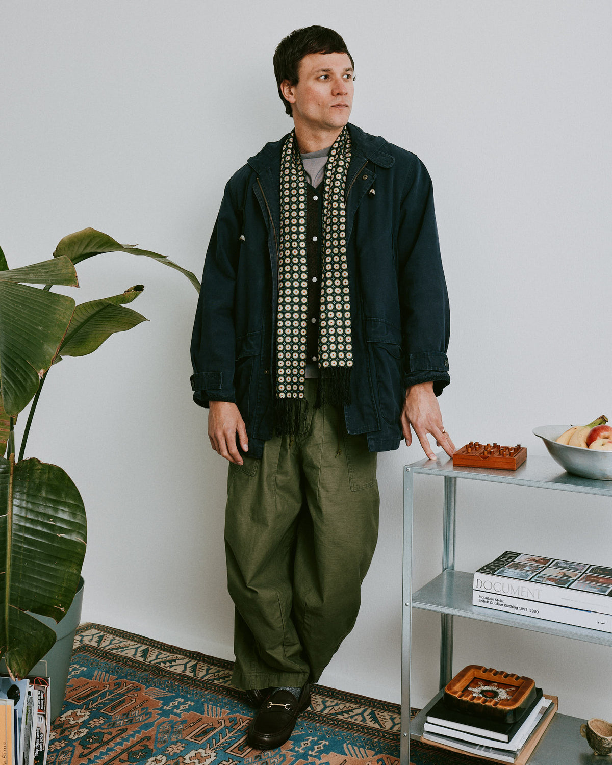 Silk Aviator Scarf - The Bellingham | Black