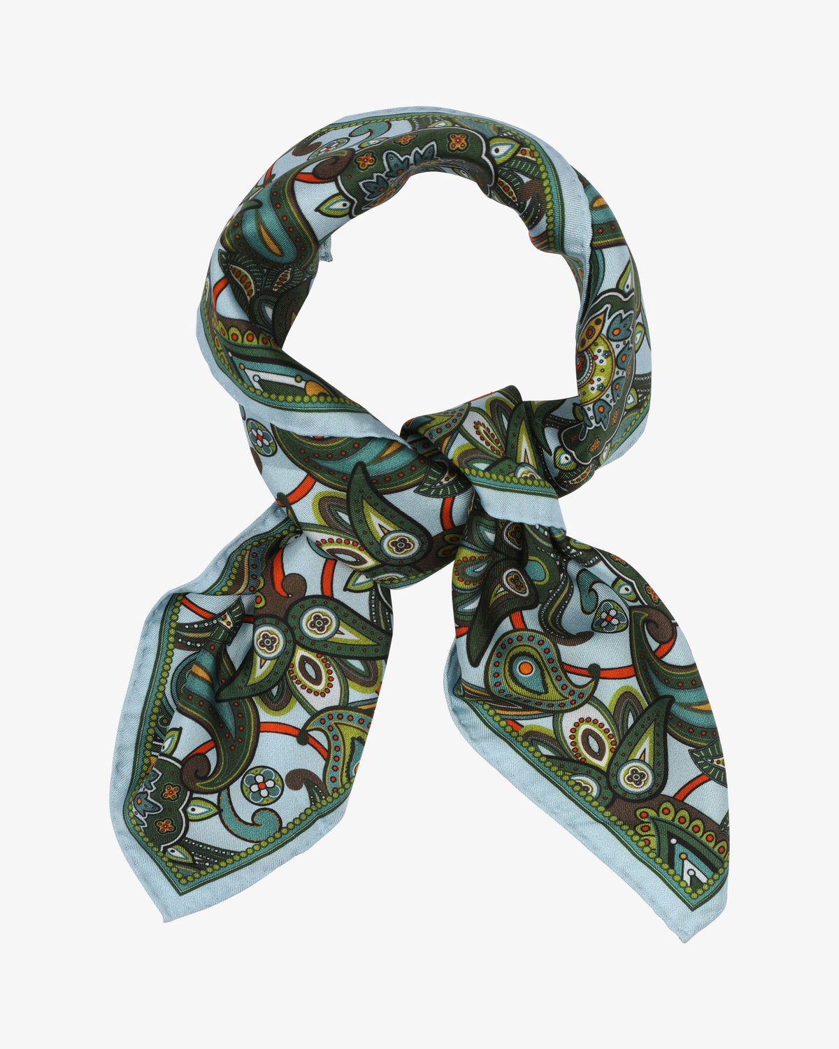 Silk Neckerchief - The Windermere | Ice Blue