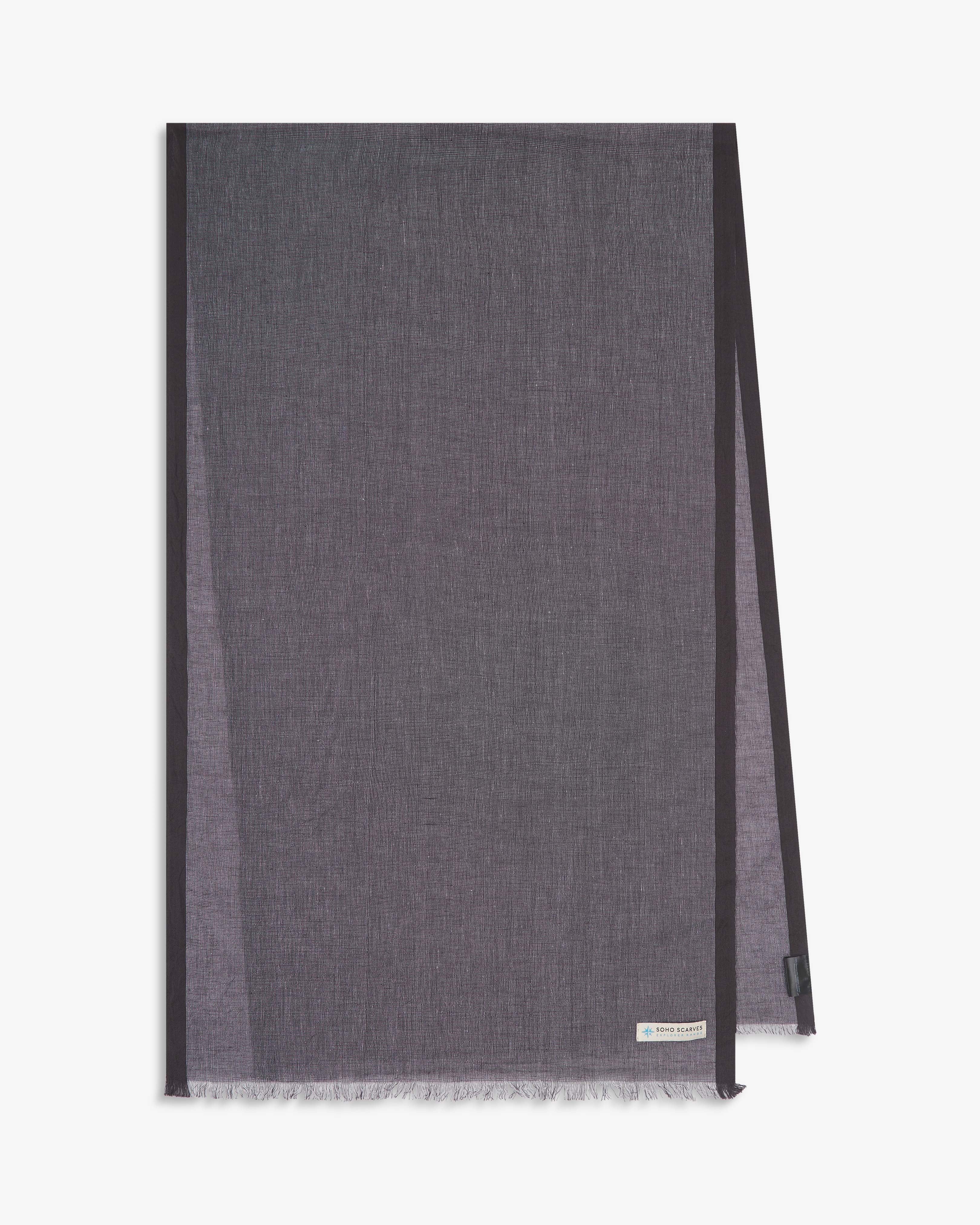 Cotton Scarf in Brown - The Messner