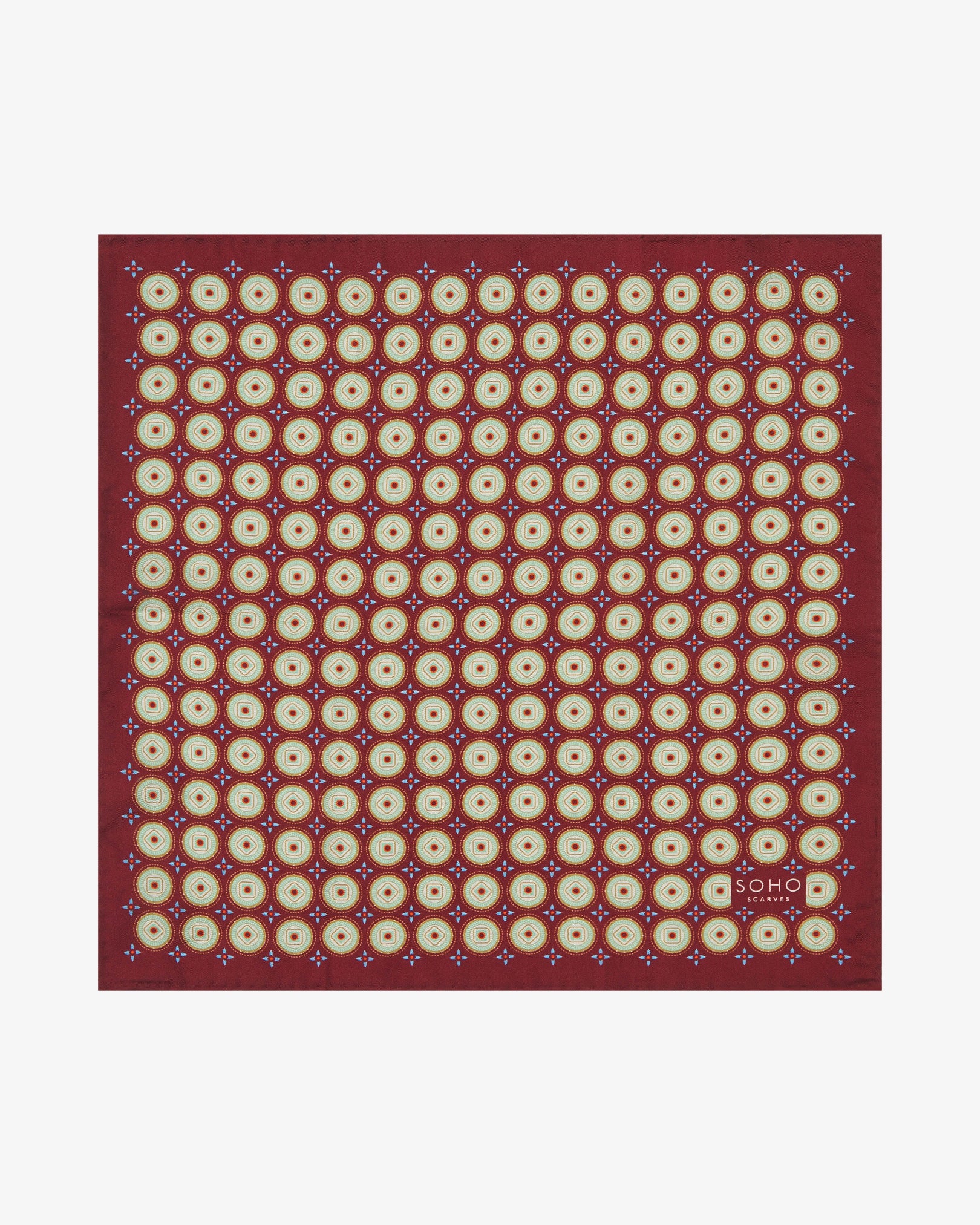 Men's Silk Pocket Square - Bellingham | Gardenia