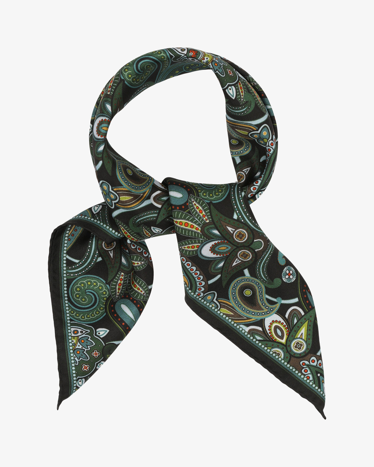 Silk Neckerchief - The Windermere | Black
