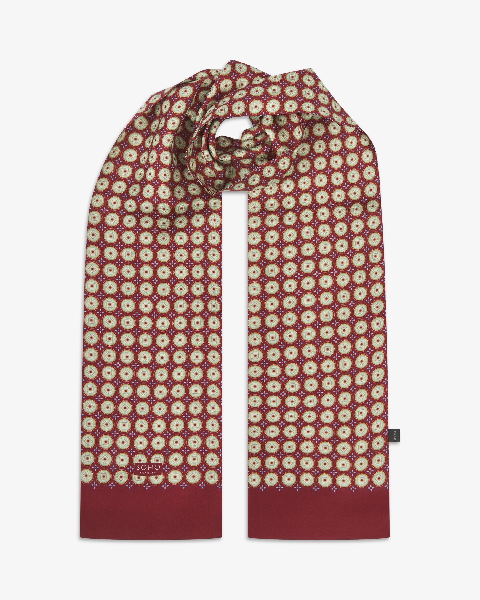 Men's Silk Scarf - Bellingham | Gardenia