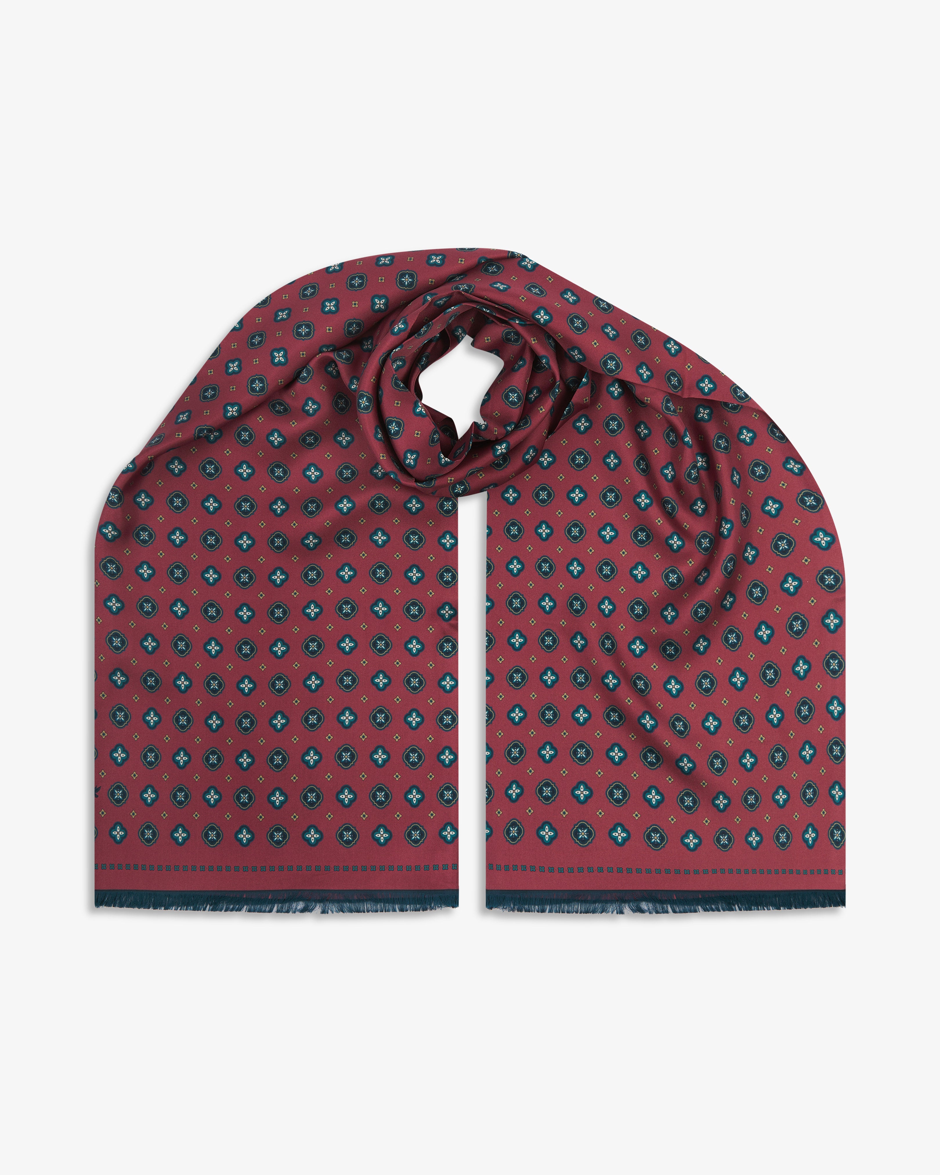 The London Scarf — Chelsea in Berry