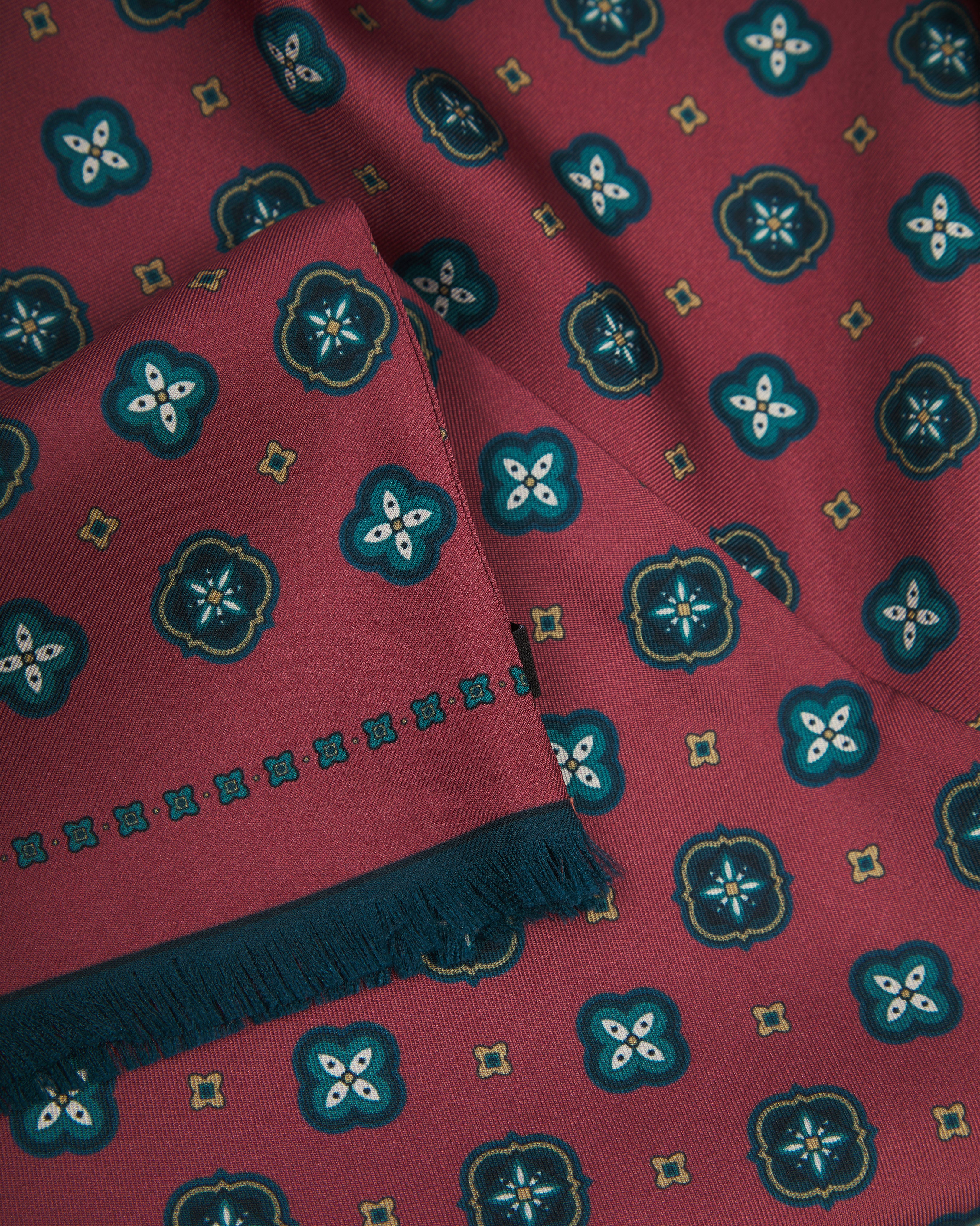 The London Scarf — Chelsea in Berry