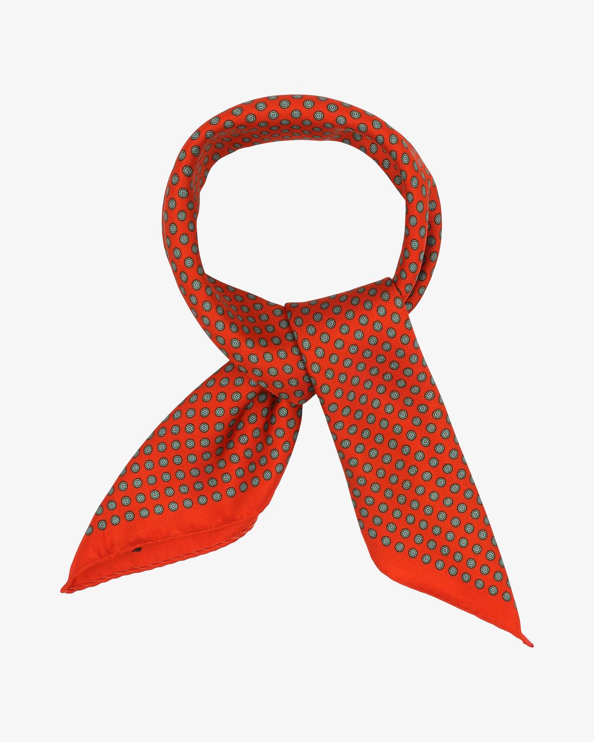 Silk Neckerchief - The Skytree | Brick Dust