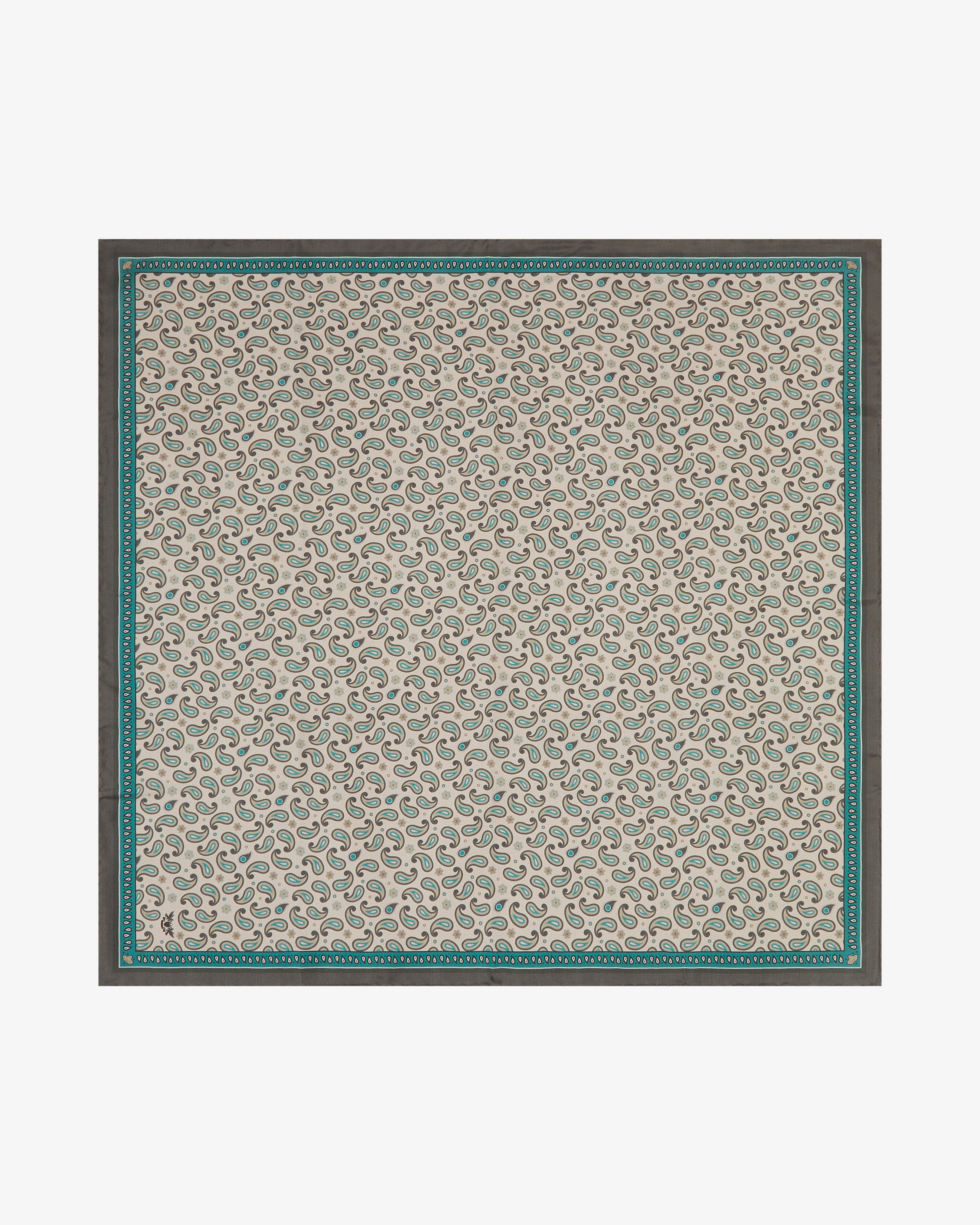 Silk Neckerchief - Highbury in Khaki