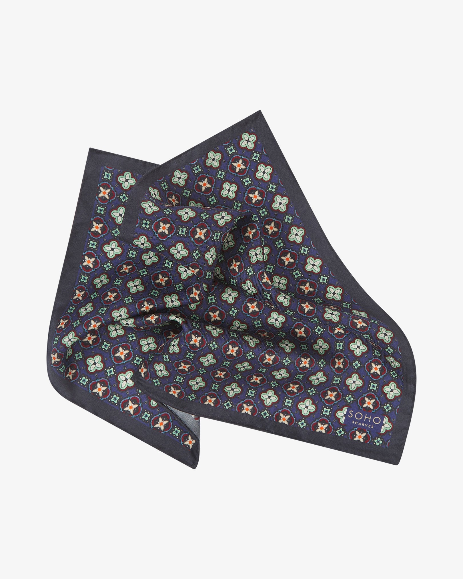 Men's Silk Pocket Square - Wenatchee | Gardenia