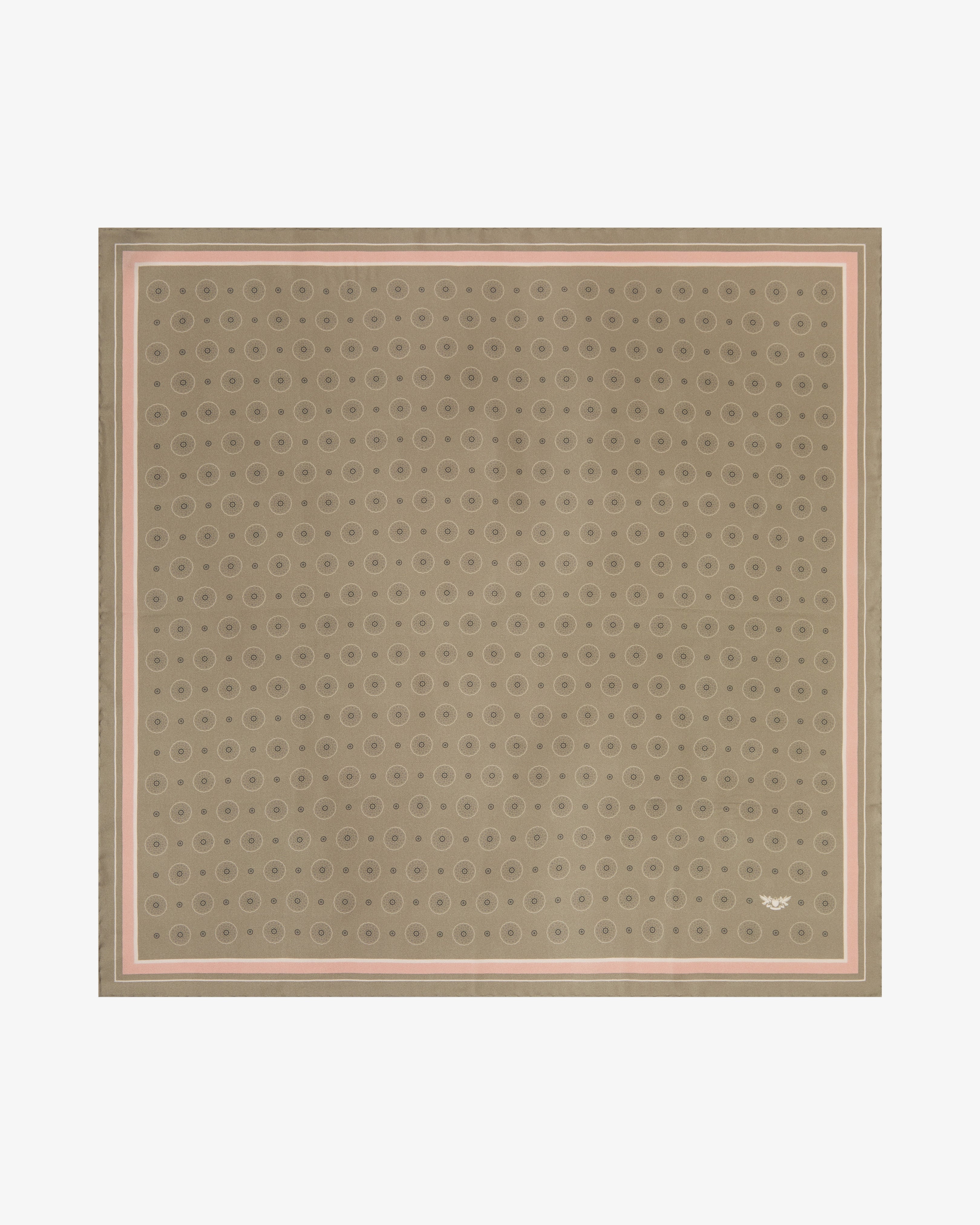 Silk Neckerchief - Islington in Khaki