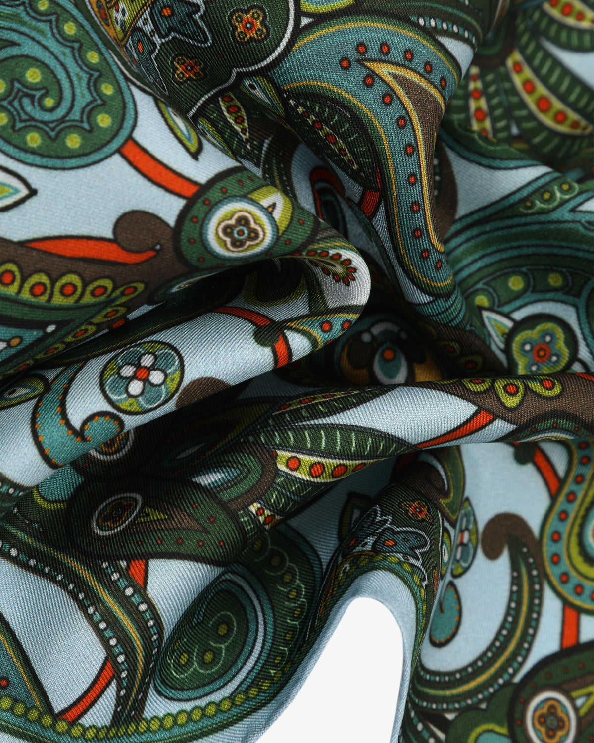 Silk Pocket Square - The Windermere | Ice Blue