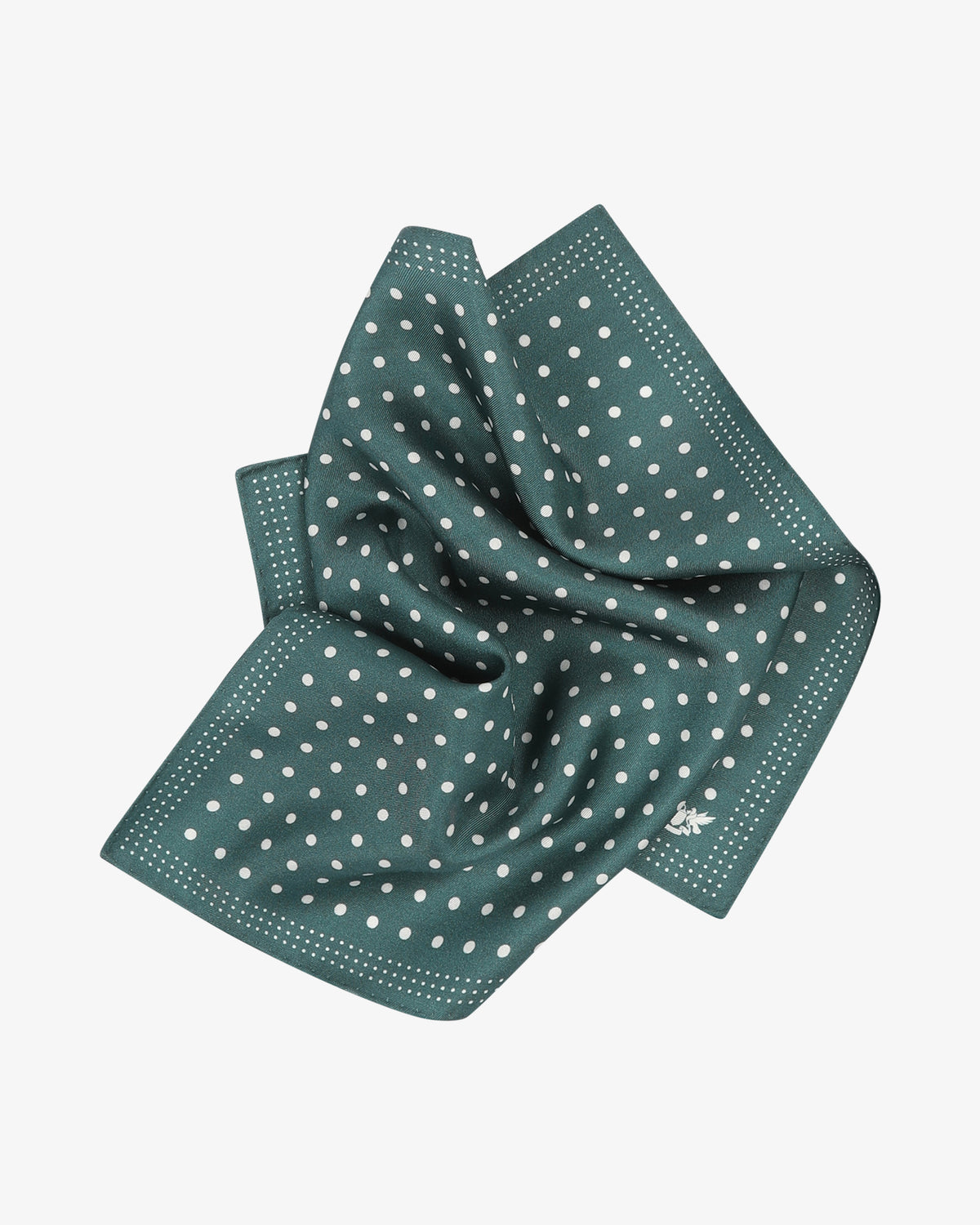 Silk Pocket Square - Polka Dot | Teal