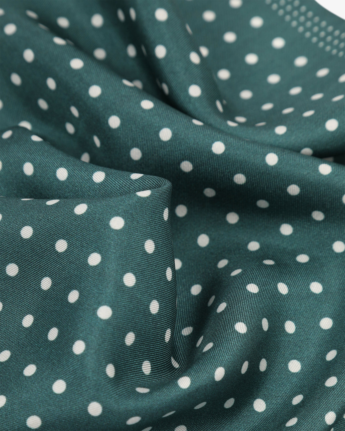 Silk Pocket Square - Polka Dot | Teal