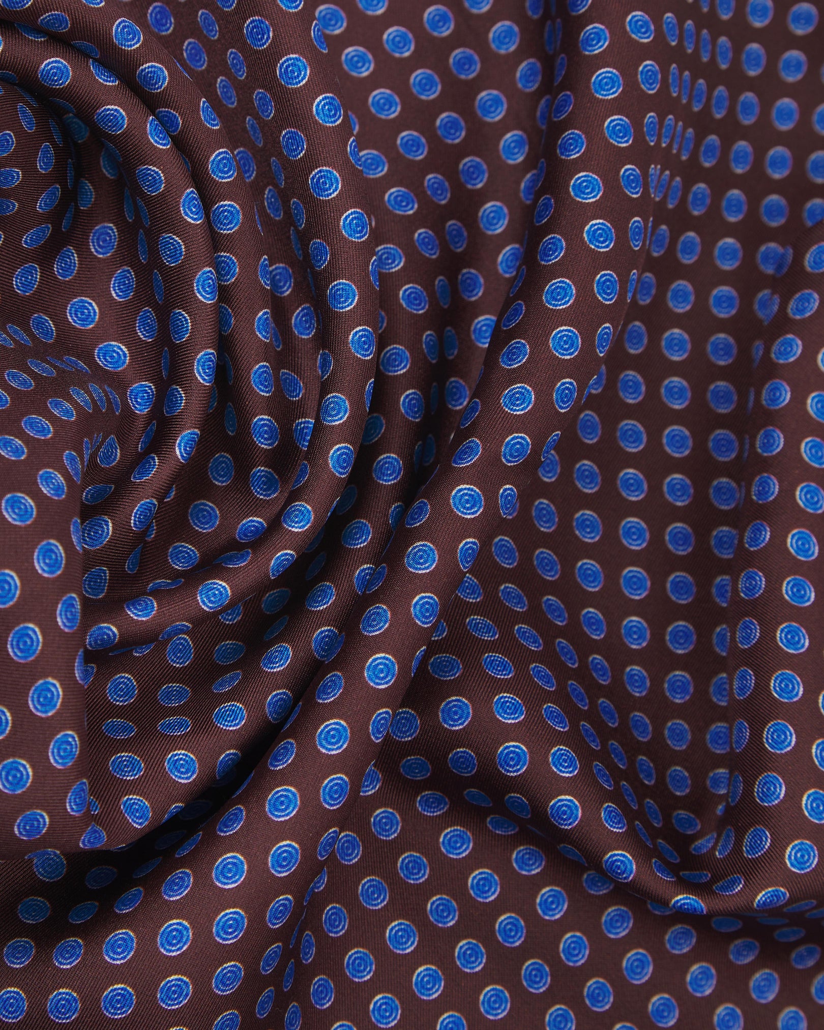 Silk Geometric Neckerchief - Skytree | Mahogany Daze