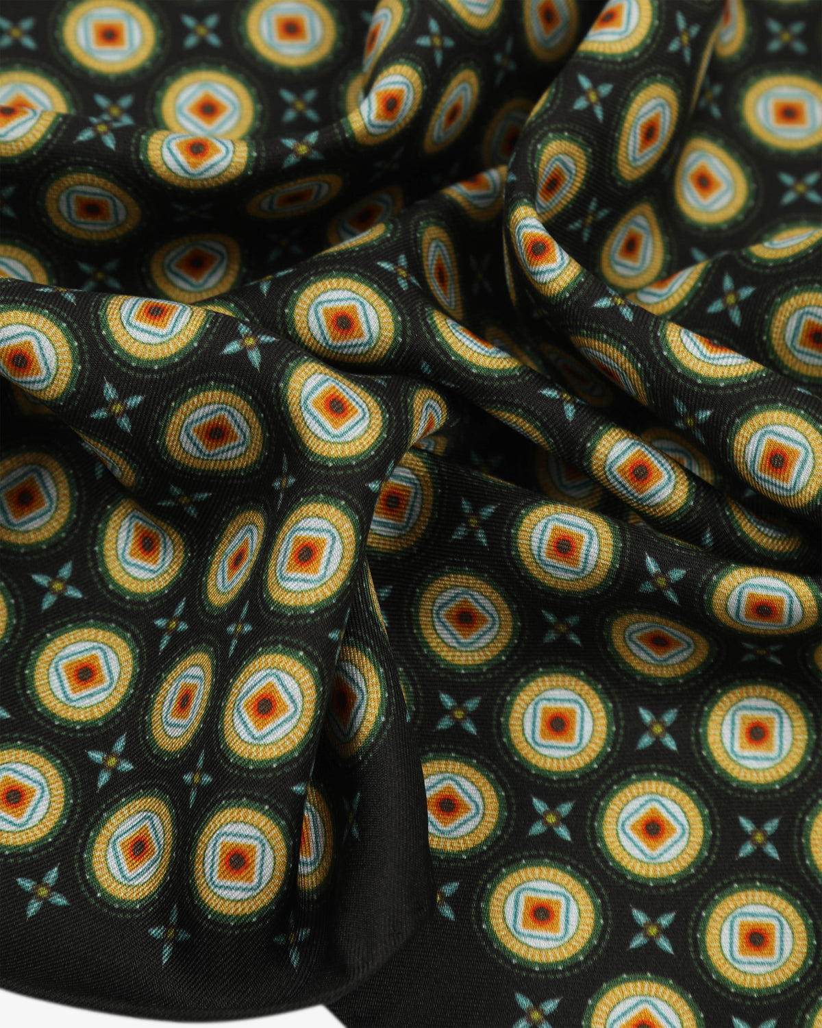 Silk Pocket Square - The Bellingham | Black
