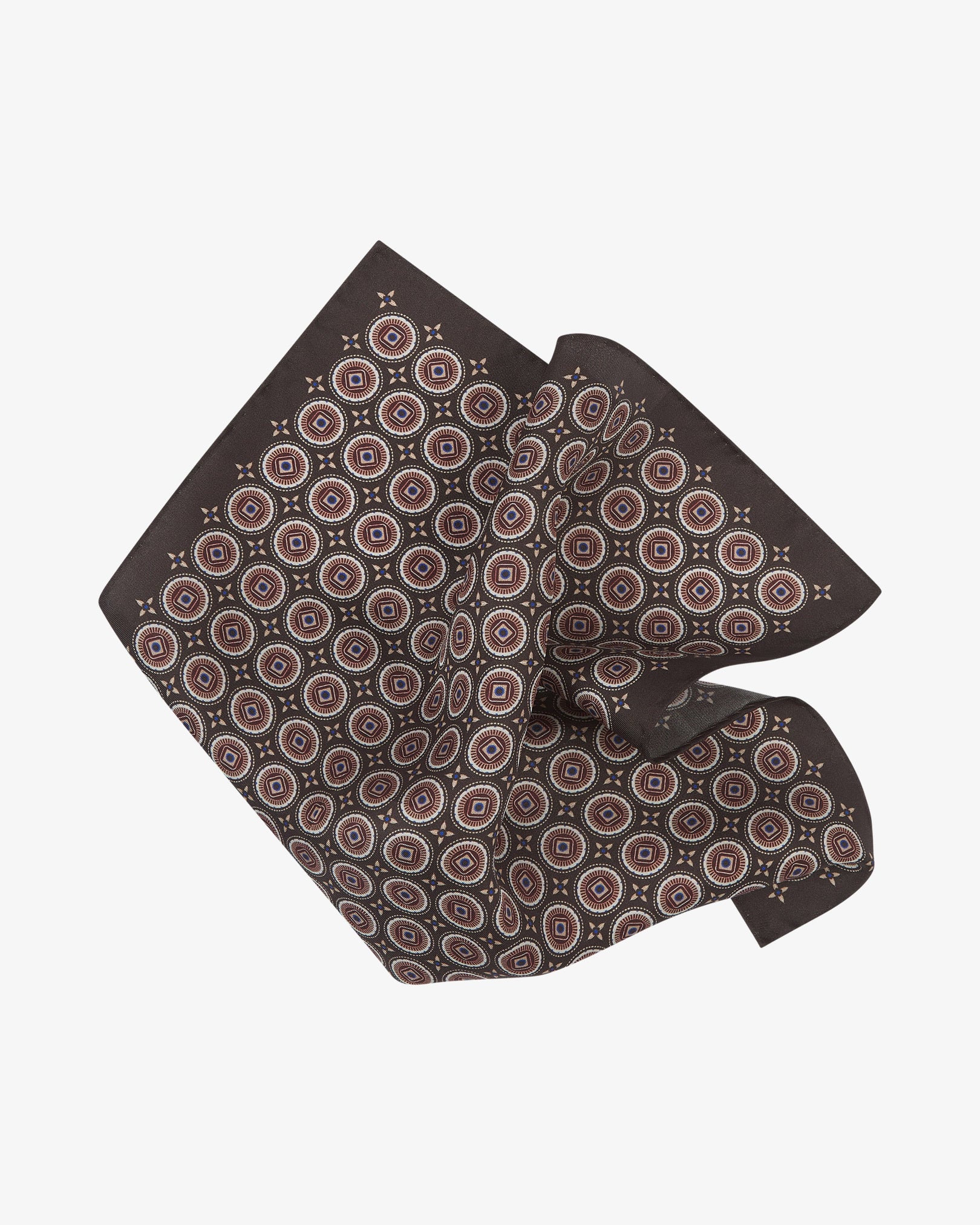 Men's Silk Pocket Square - Bellingham | Mahogany Daze