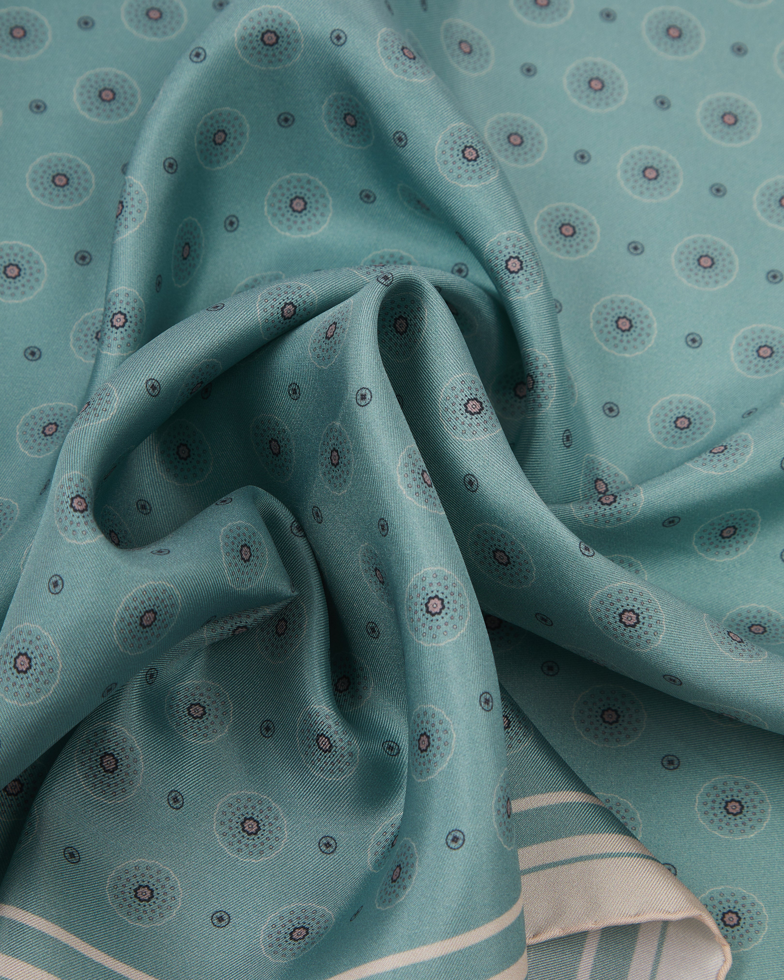 Silk Neckerchief - Islington in Mint