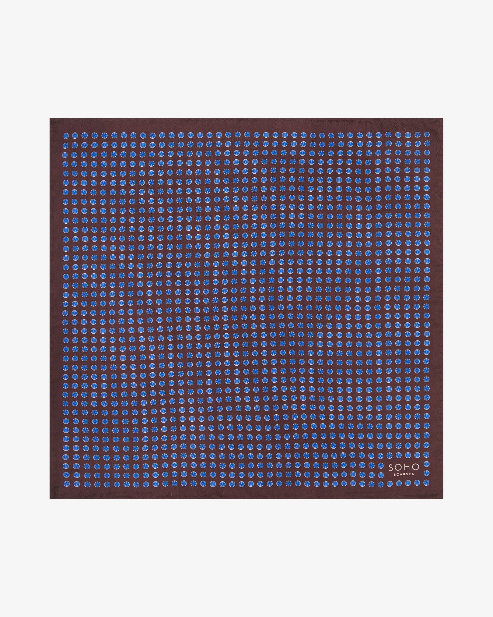 Men's Silk Pocket Square - Skytree | Mahogany Daze