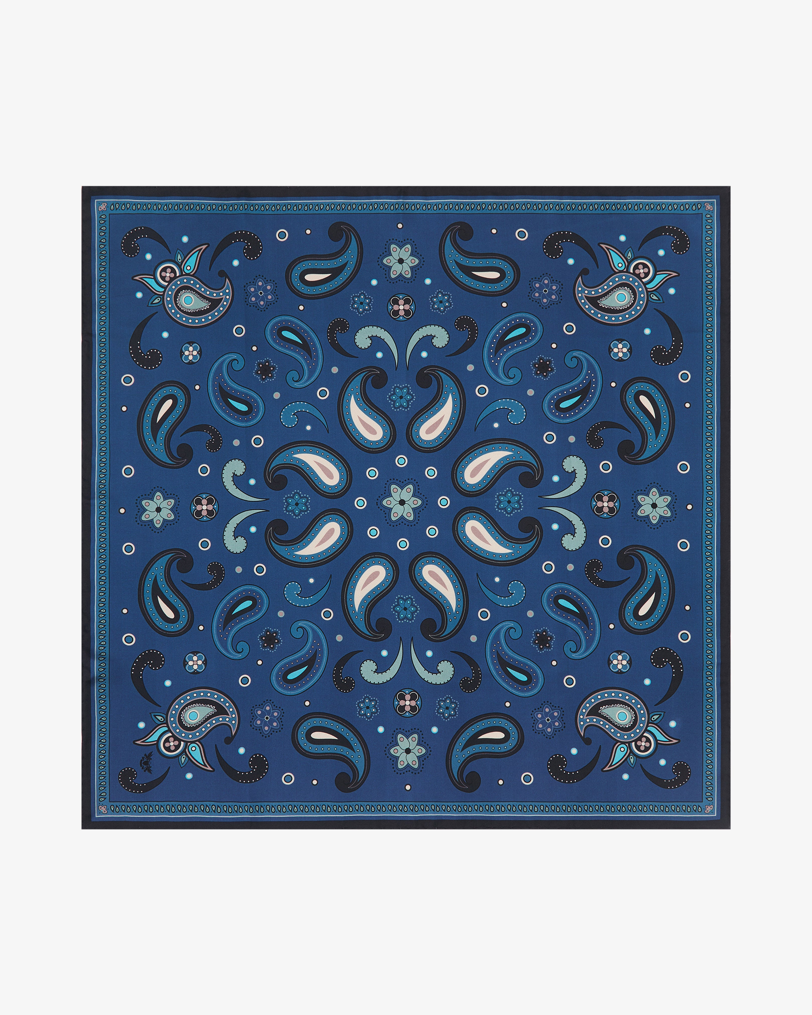 Silk Neckerchief - Belgravia in Cornflour