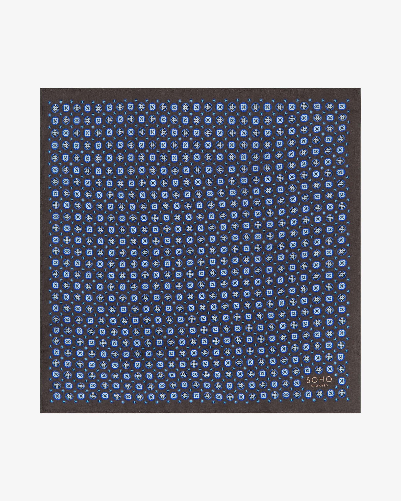 Men's Silk Pocket Square - Toshima | Mahogany Daze