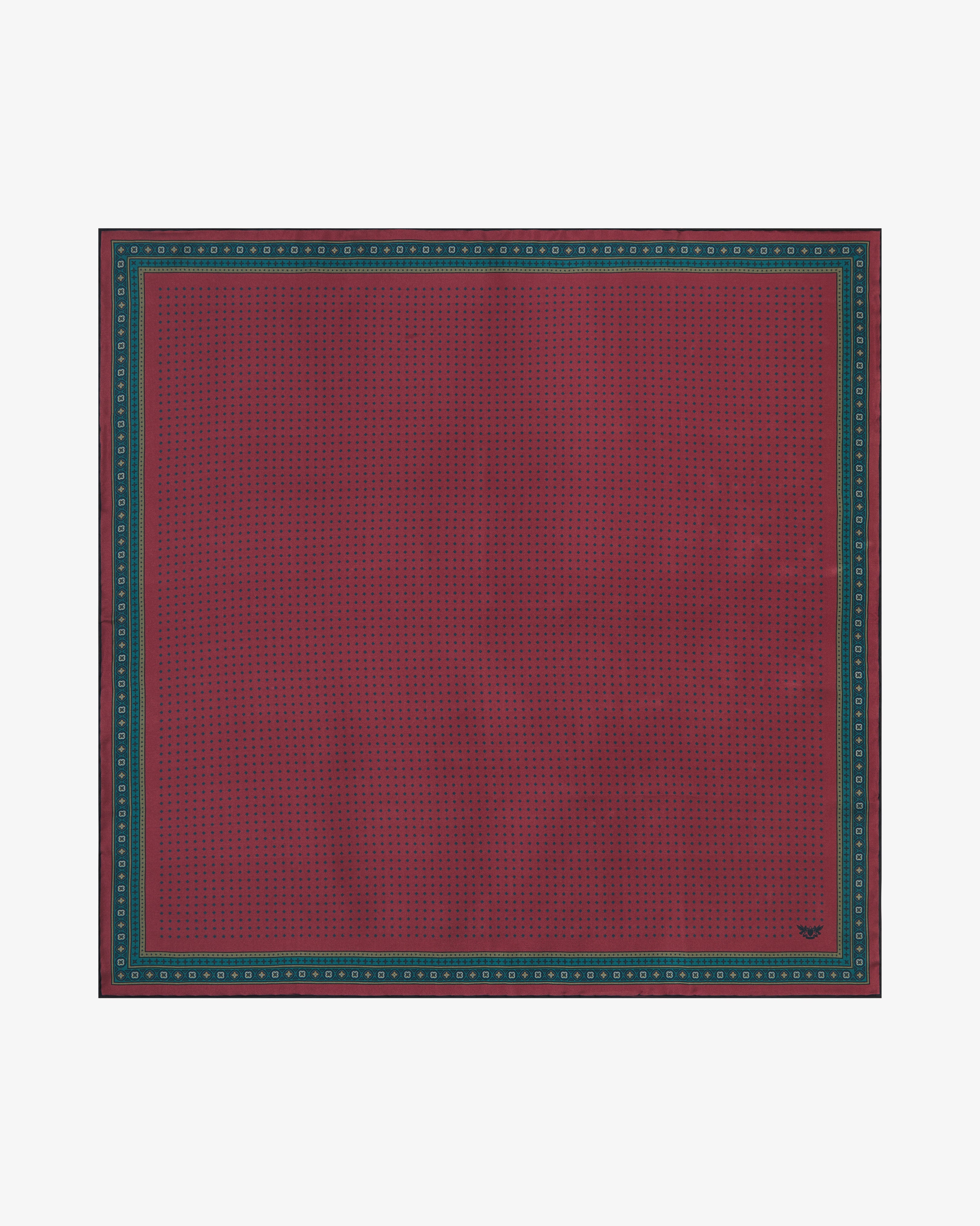Silk Neckerchief - Highbury in Berry