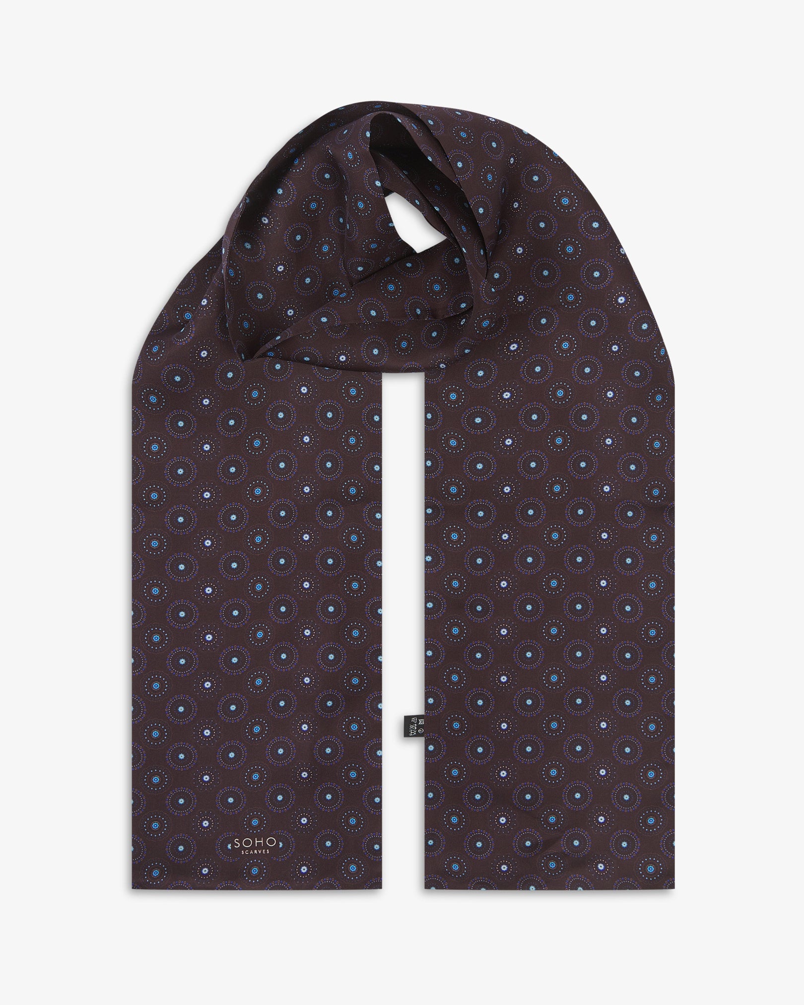 Men's Silk Scarf - Seattle | Mahogany Daze