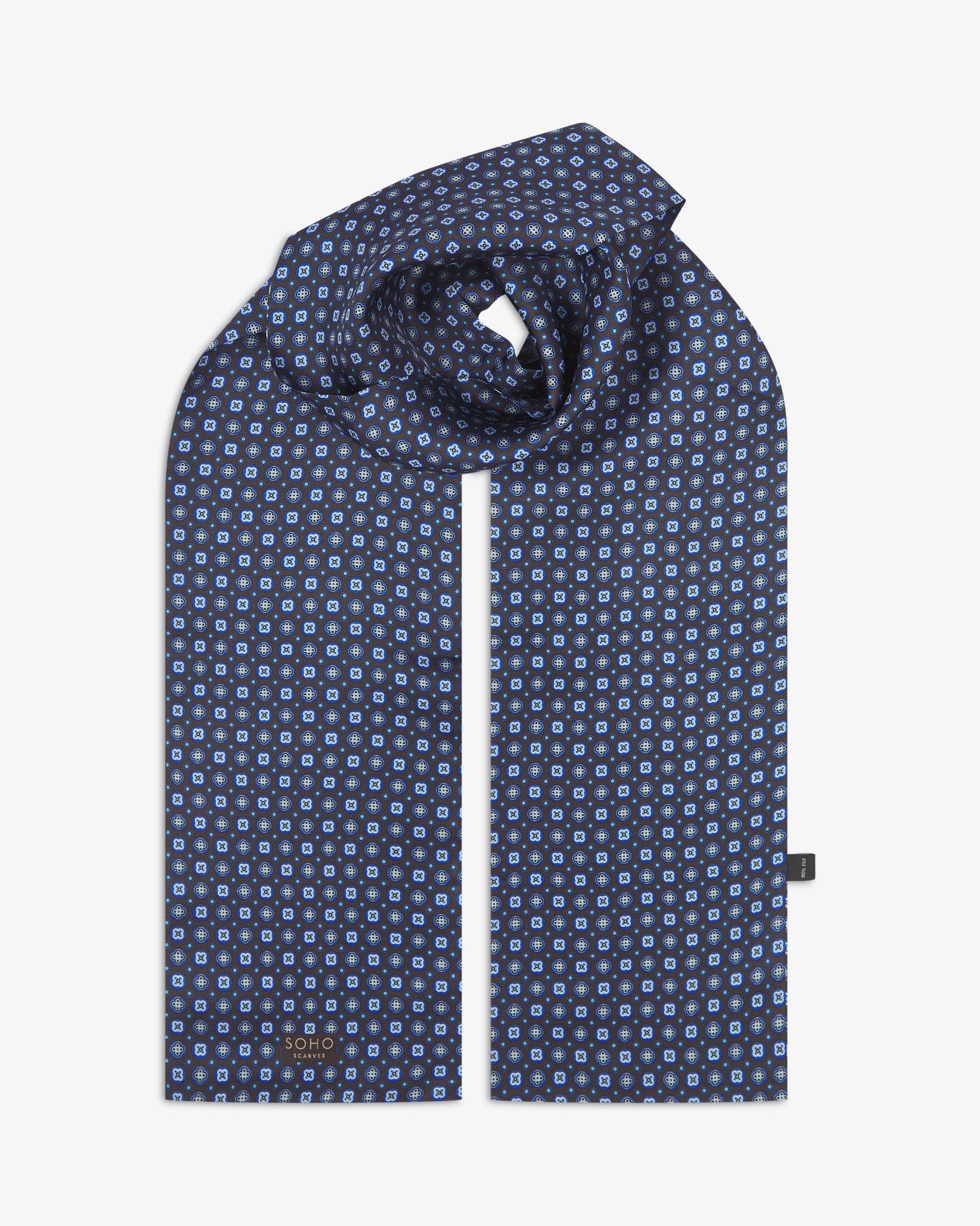 Men's Silk Scarf - Toshima | Mahogany Daze