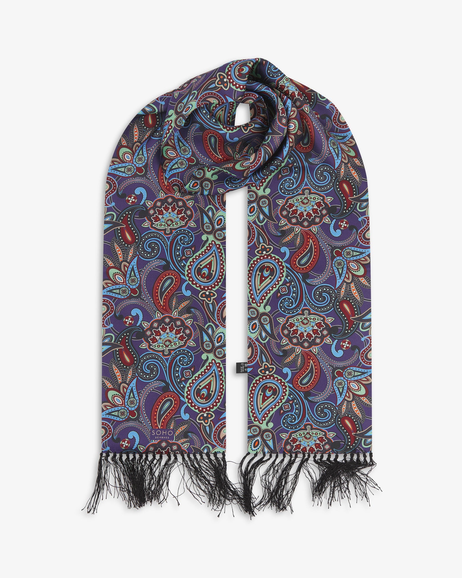 Men's Silk Aviator Scarf - Windermere | Gardenia