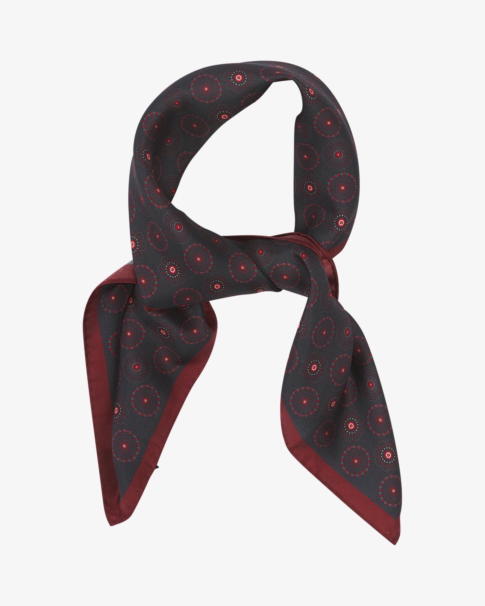 Silk Geometric Neckerchief - Seattle | Good Fortune