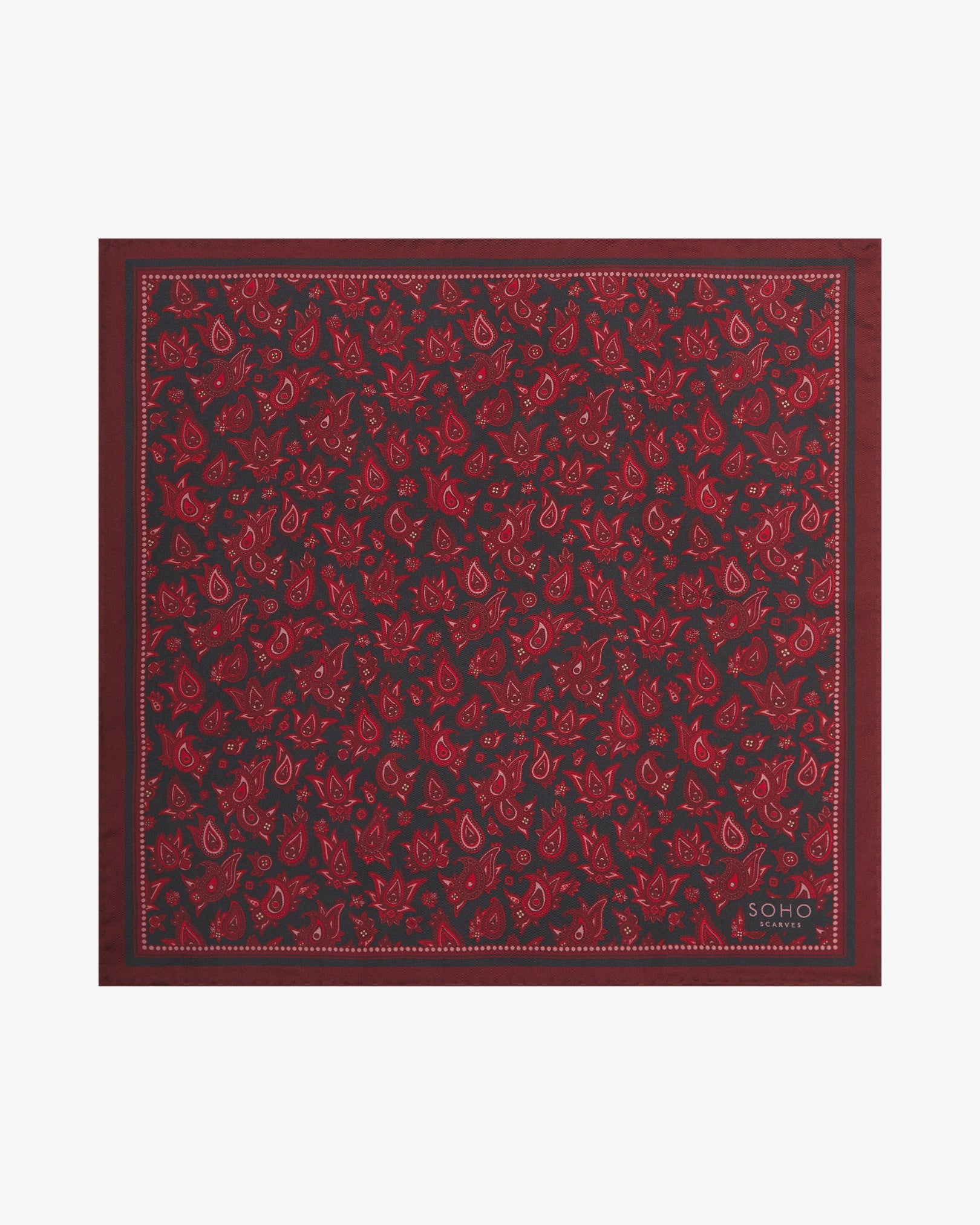 Men's Silk Pocket Square - Buttermere | Good Fortune