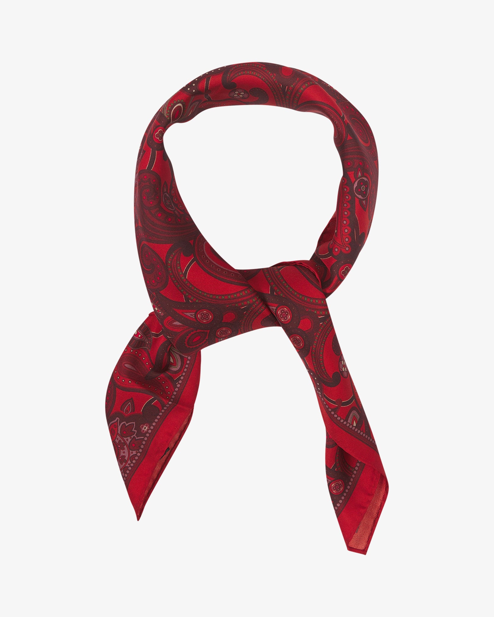 Silk Geometric Neckerchief - Windermere | Good Fortune