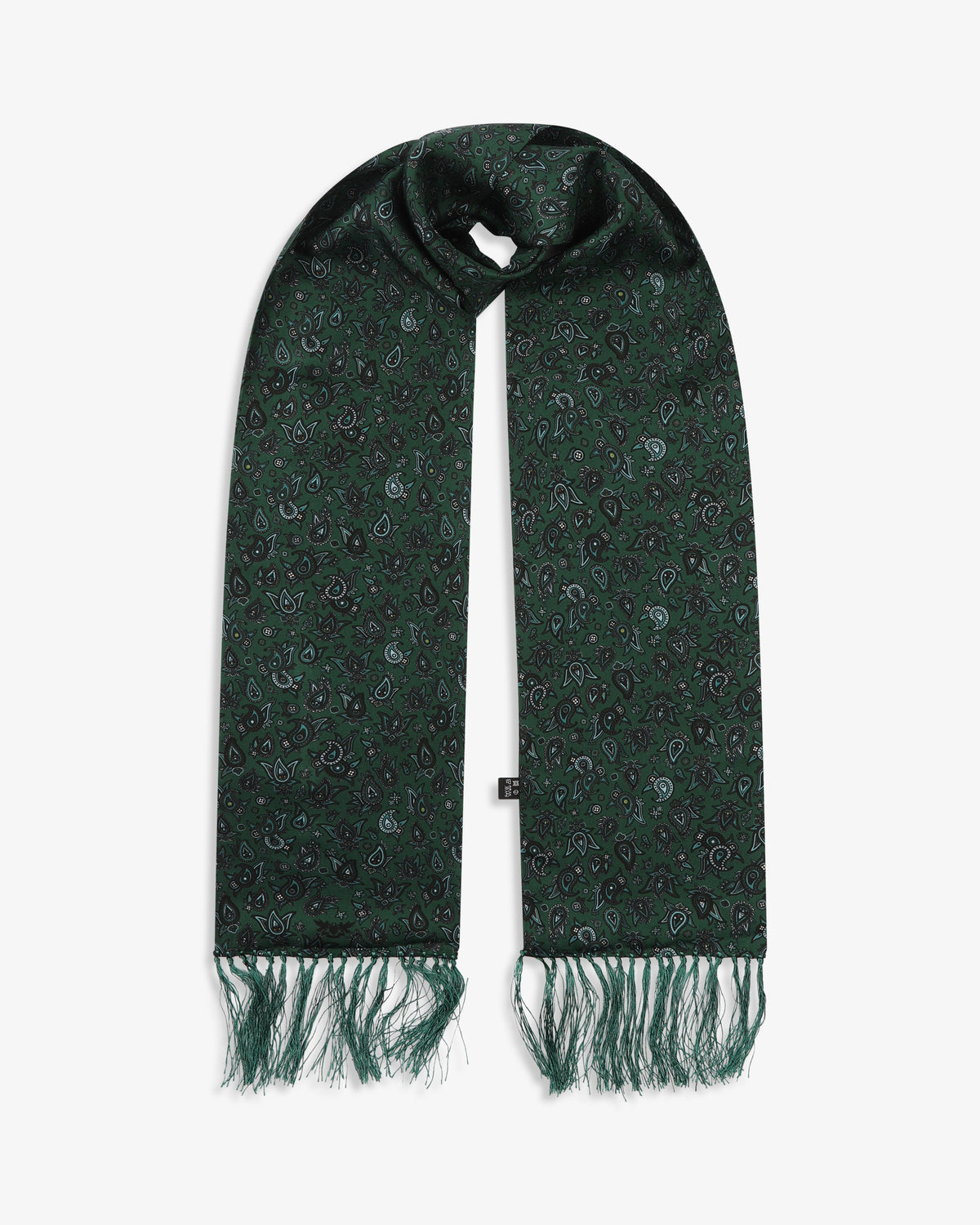 Silk Aviator Scarf - The Buttermere | Forest