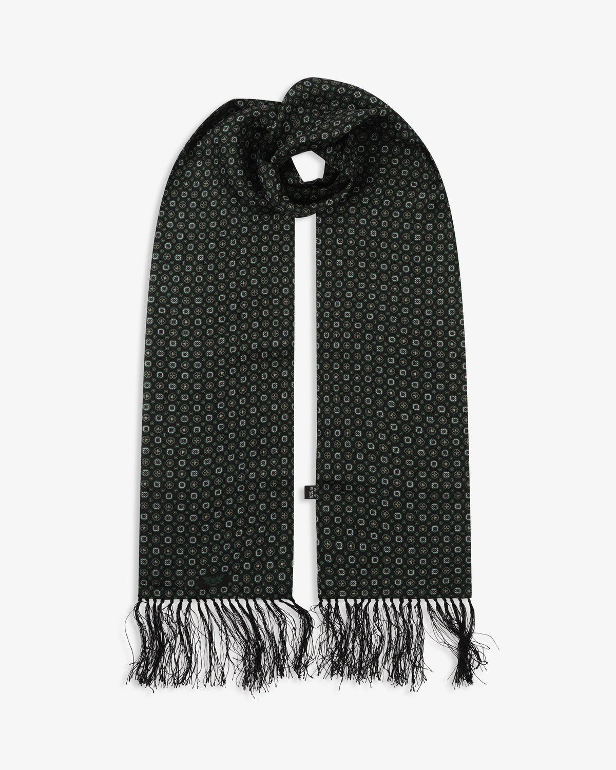Silk Aviator Scarf - The Toshima | Black