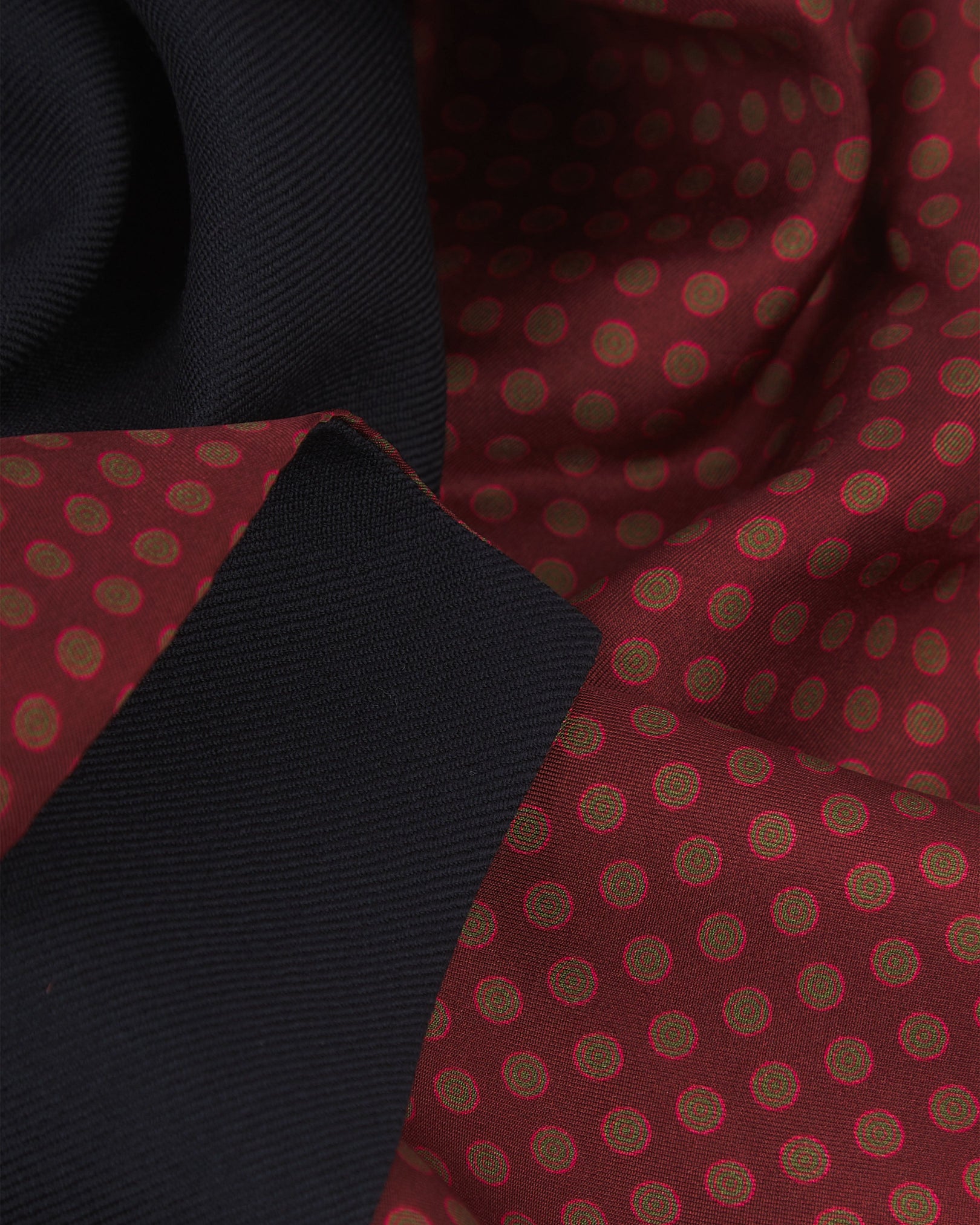 Men's Wool-Backed Silk Dress Scarf - Skytree | Good Fortune