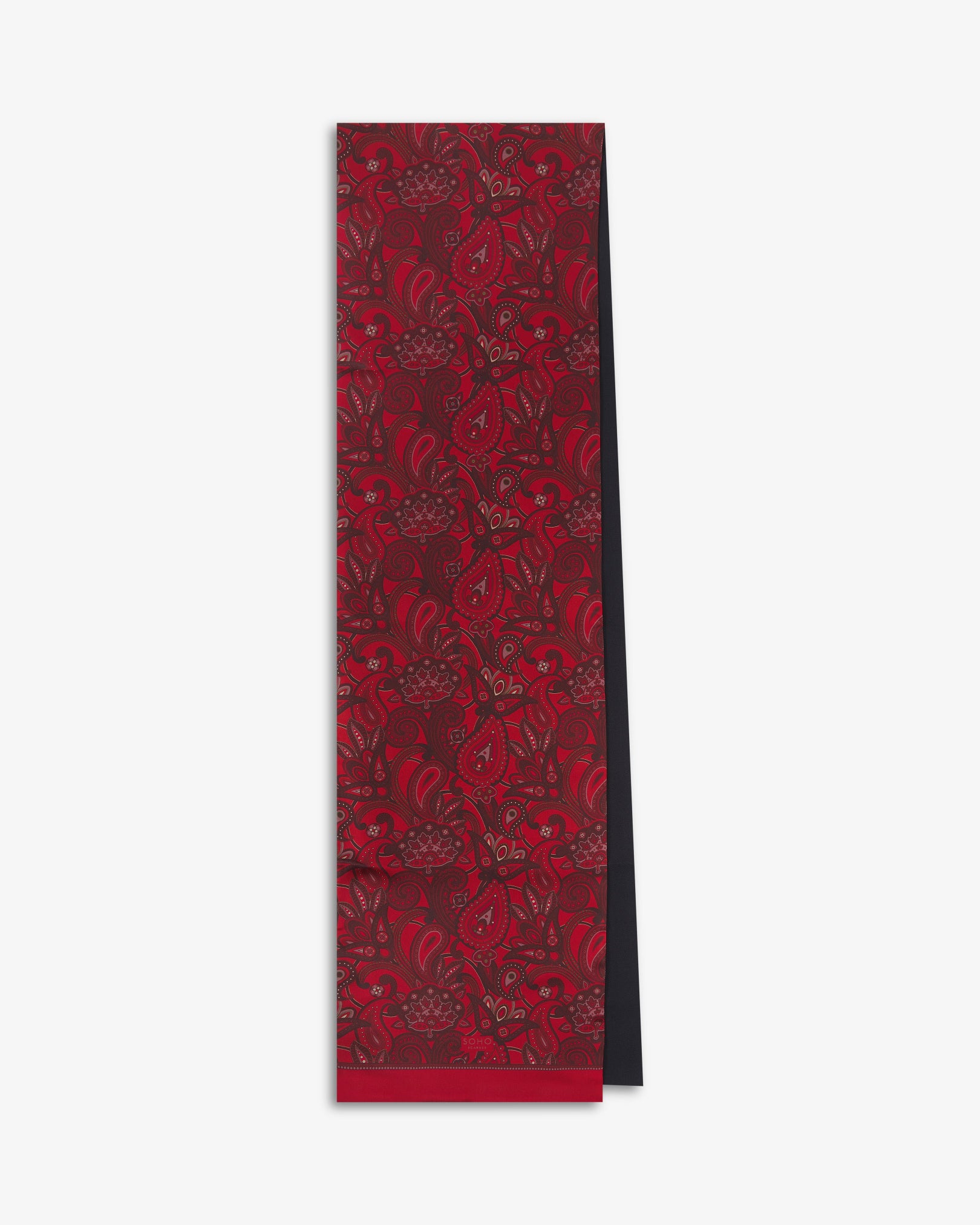 Men's Wool-Backed Silk Dress Scarf - Windermere | Good Fortune