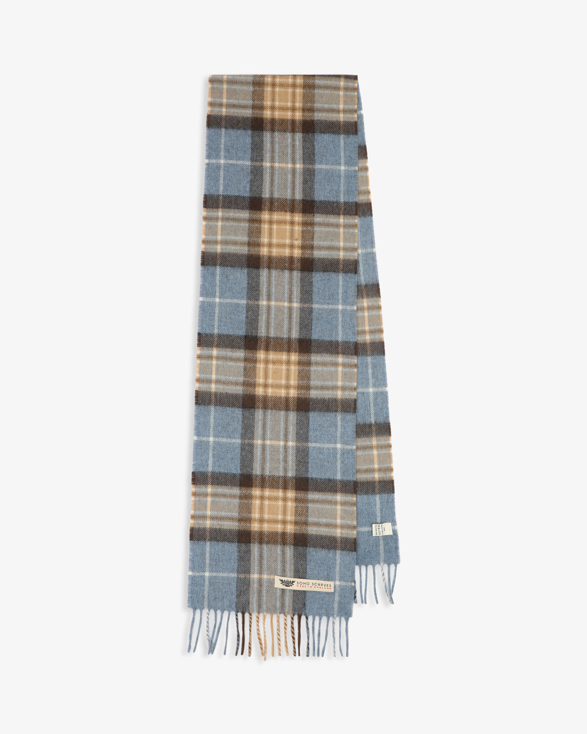 UK Wool Scarf - Highlands McKellar in Blue