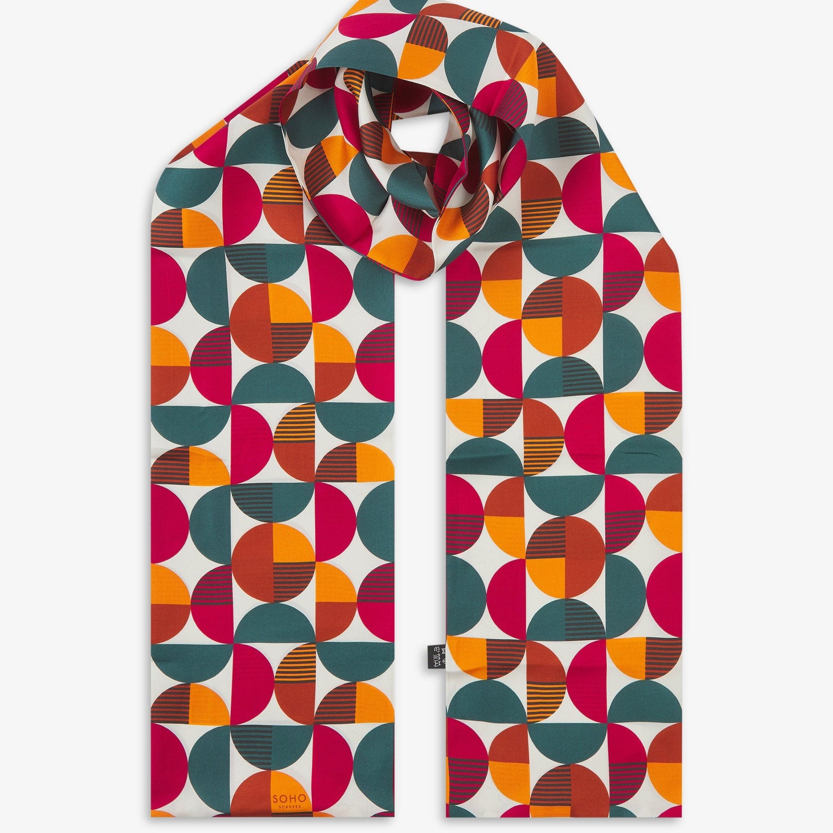 Men's Silk Bauhaus Scarf - Kassel