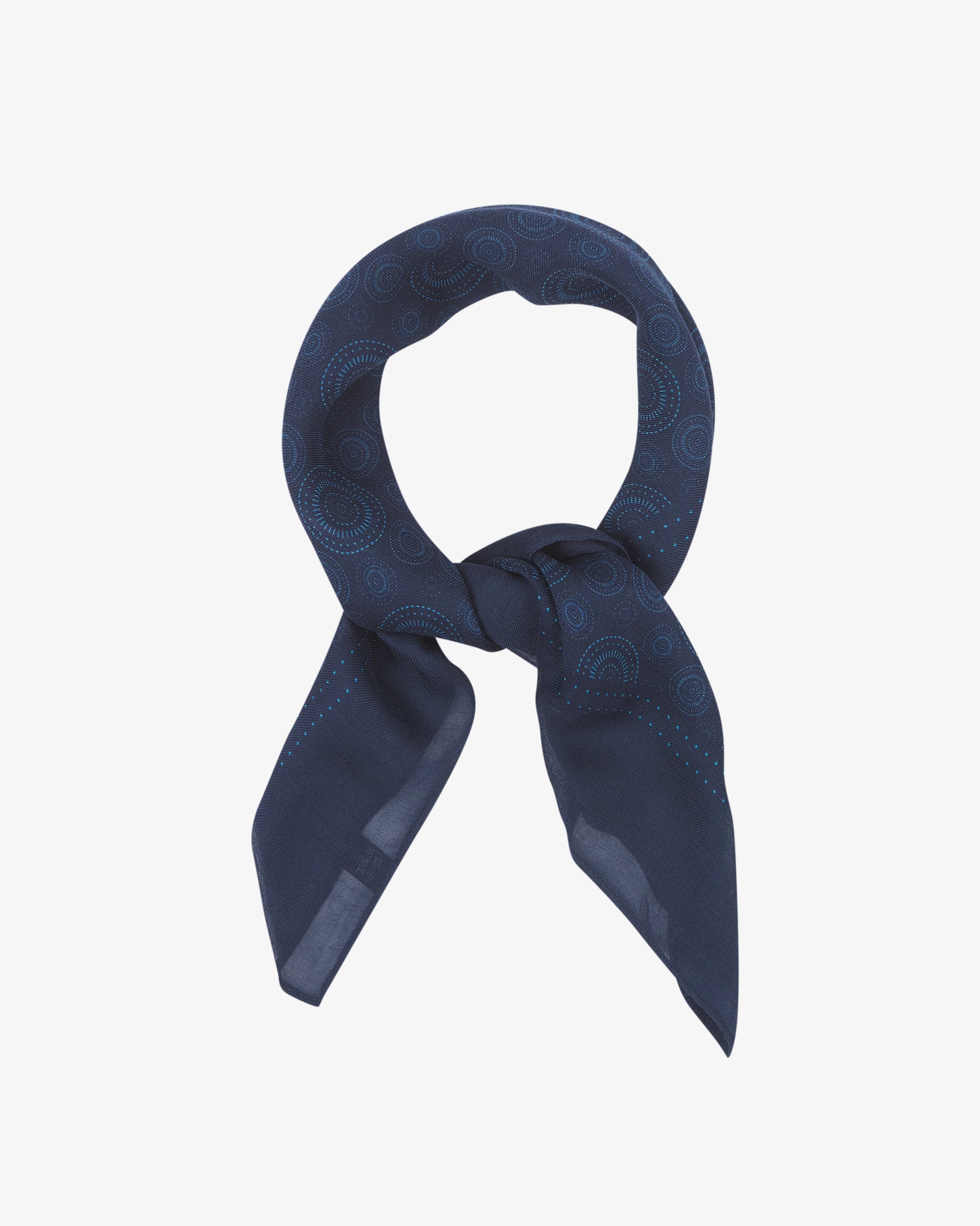 Noughts in Blue - Bohemian Style Bandana