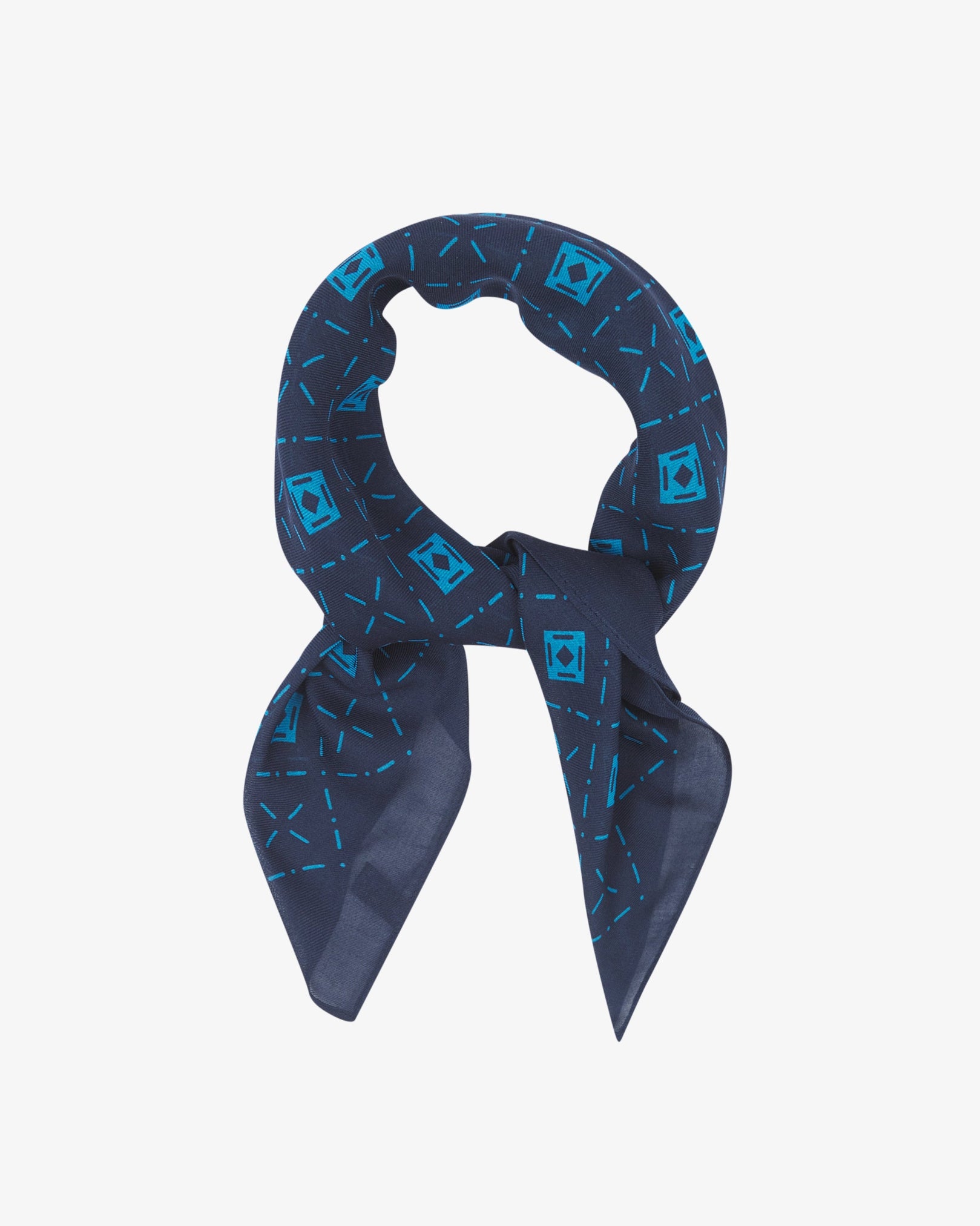 Diamonds in Blue - Bohemian Style Bandana