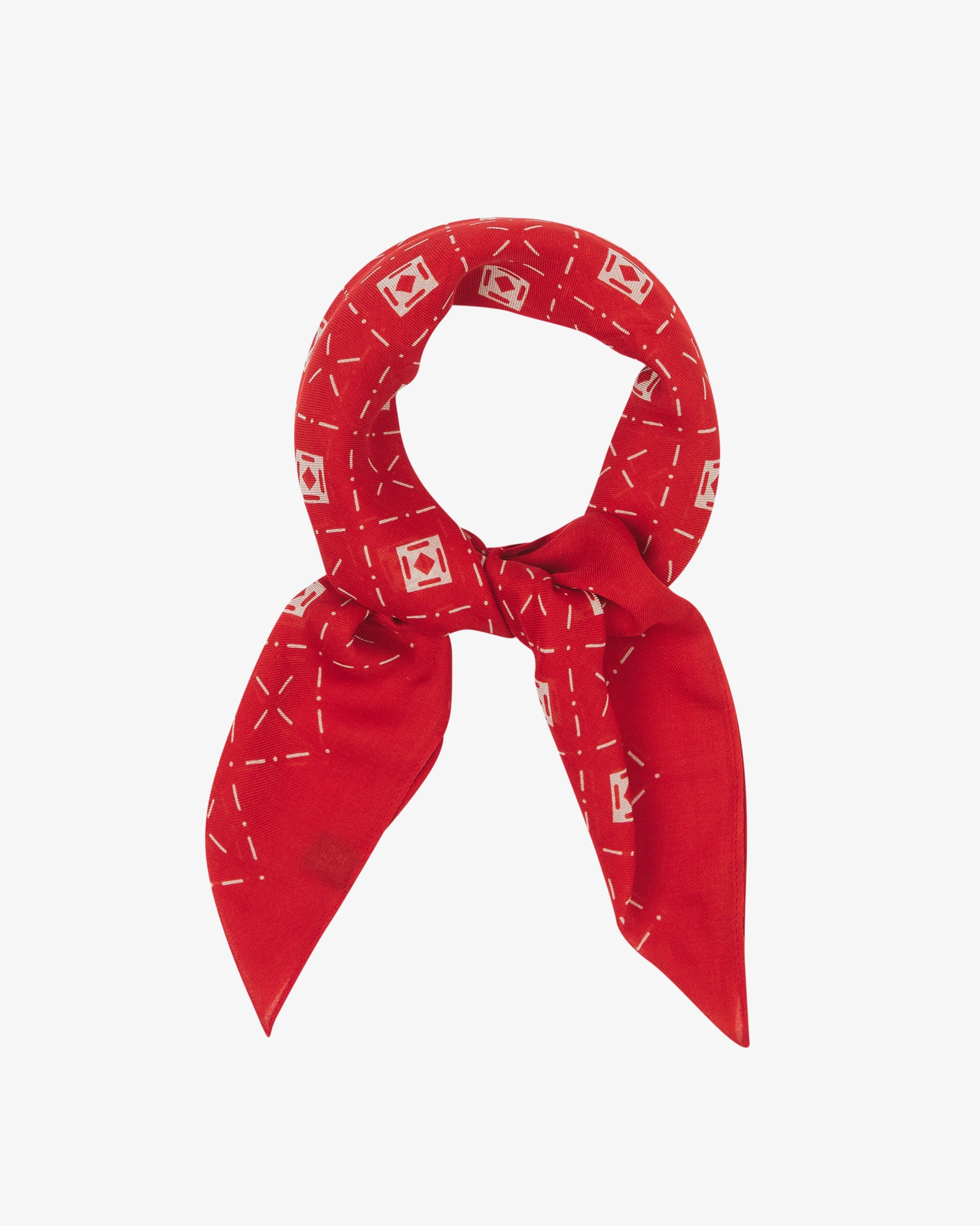 Diamonds in Red - Bohemian Style Bandana