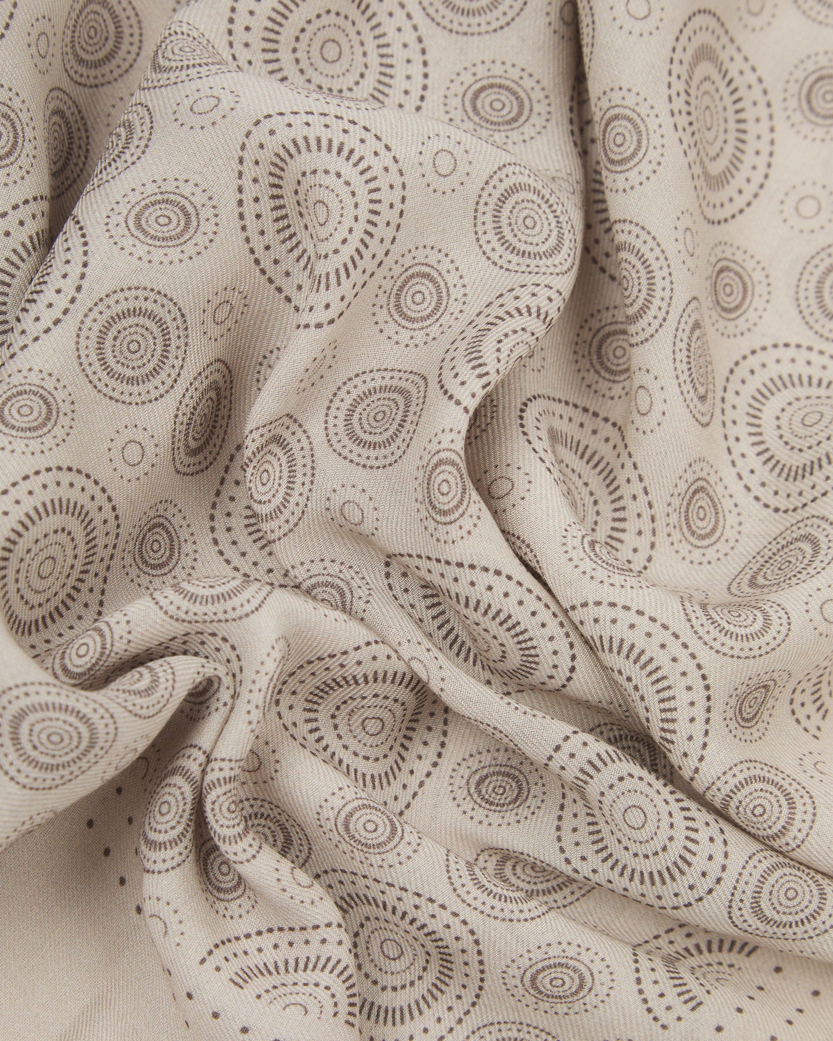 Noughts in Cream - Bohemian Style Bandana