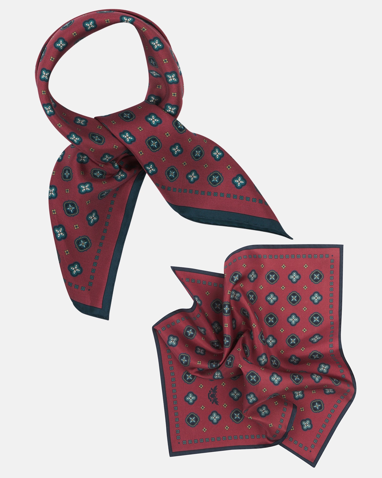 Chelsea Berry — Silk Neckerchief & Pocket Square Set