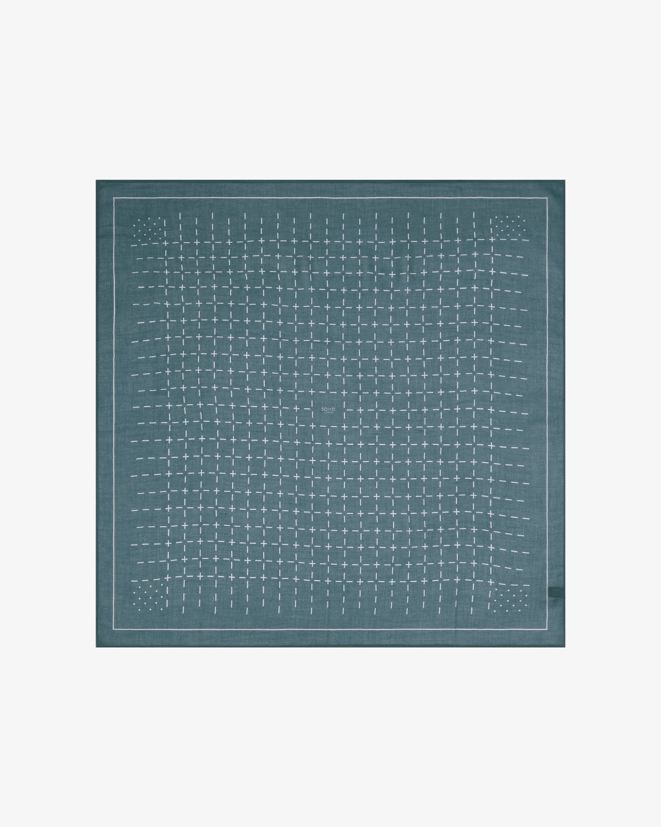 Crosses in Teal - Bohemian Style Bandana