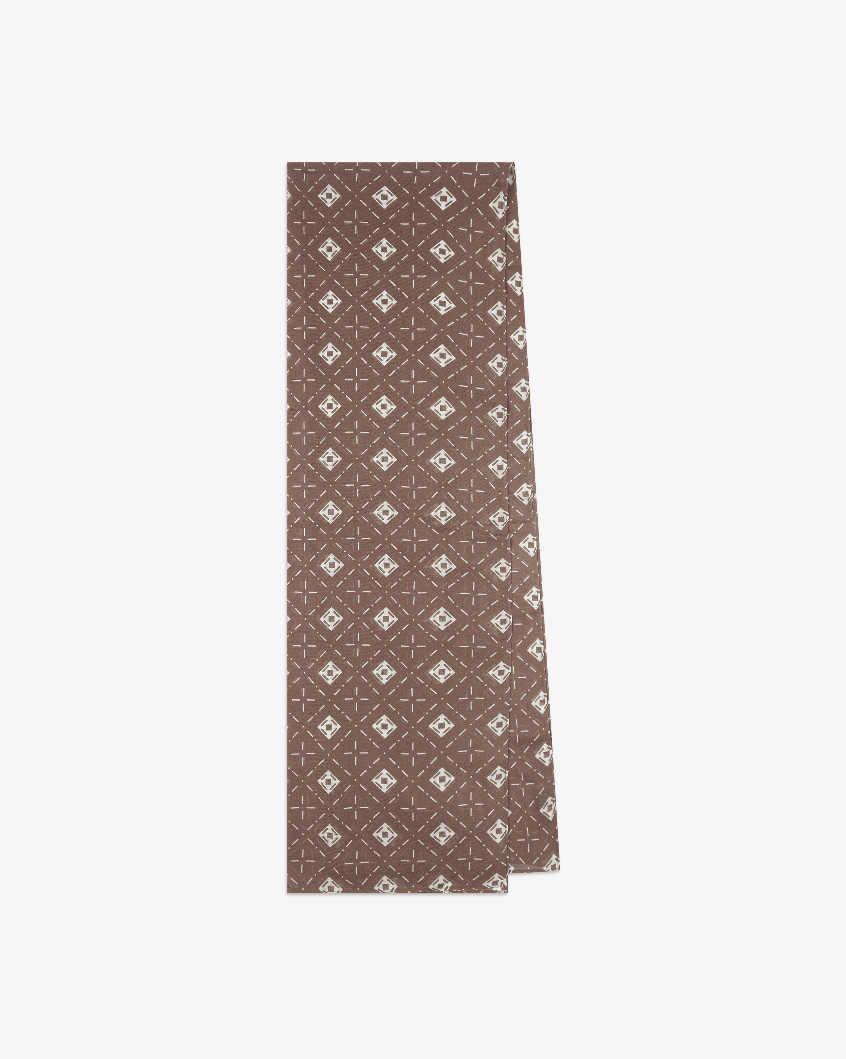 Diamonds in Chocolate - Bohemian Lightweight Wide Scarf