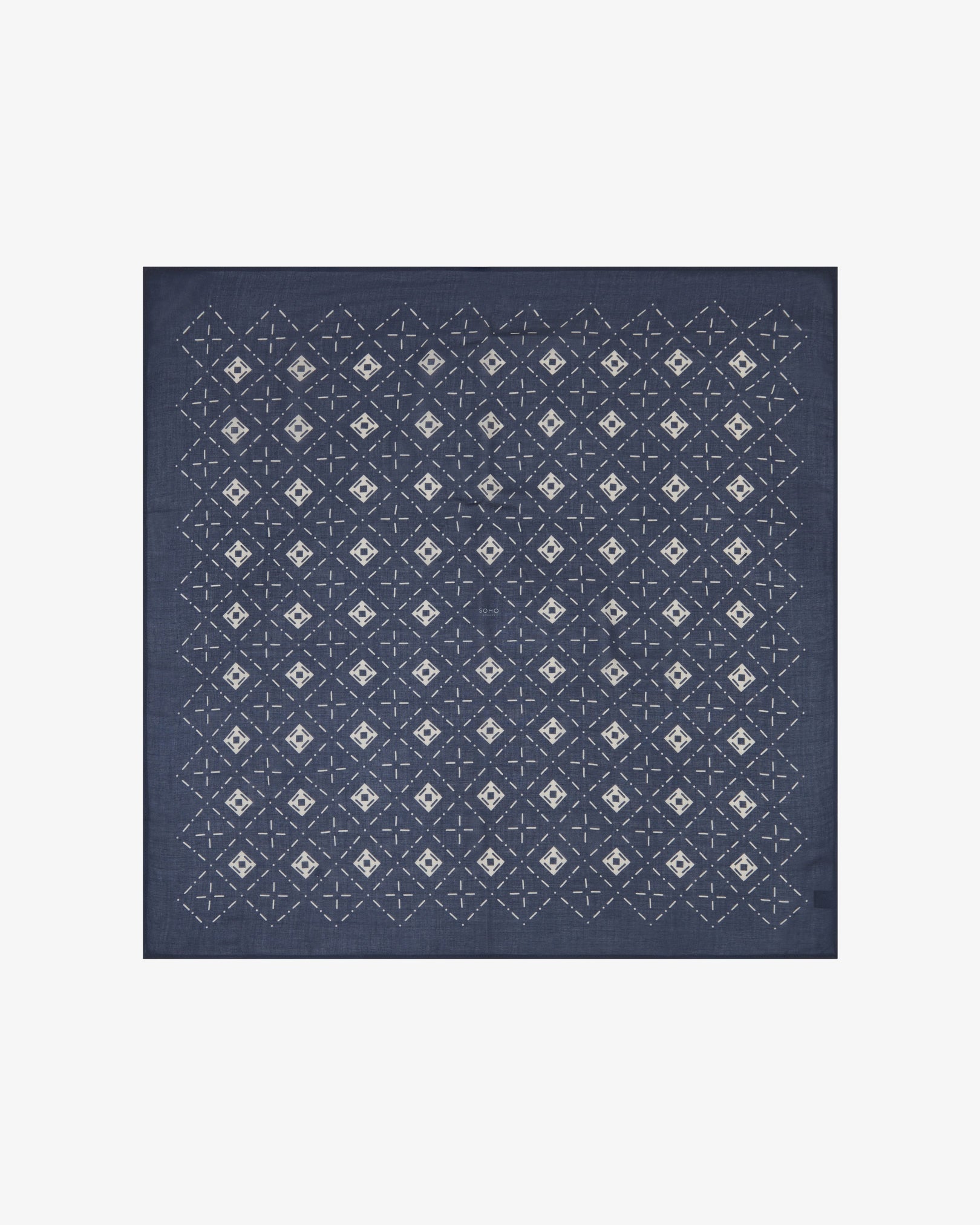 Diamonds in Indigo - Bohemian Style Bandana